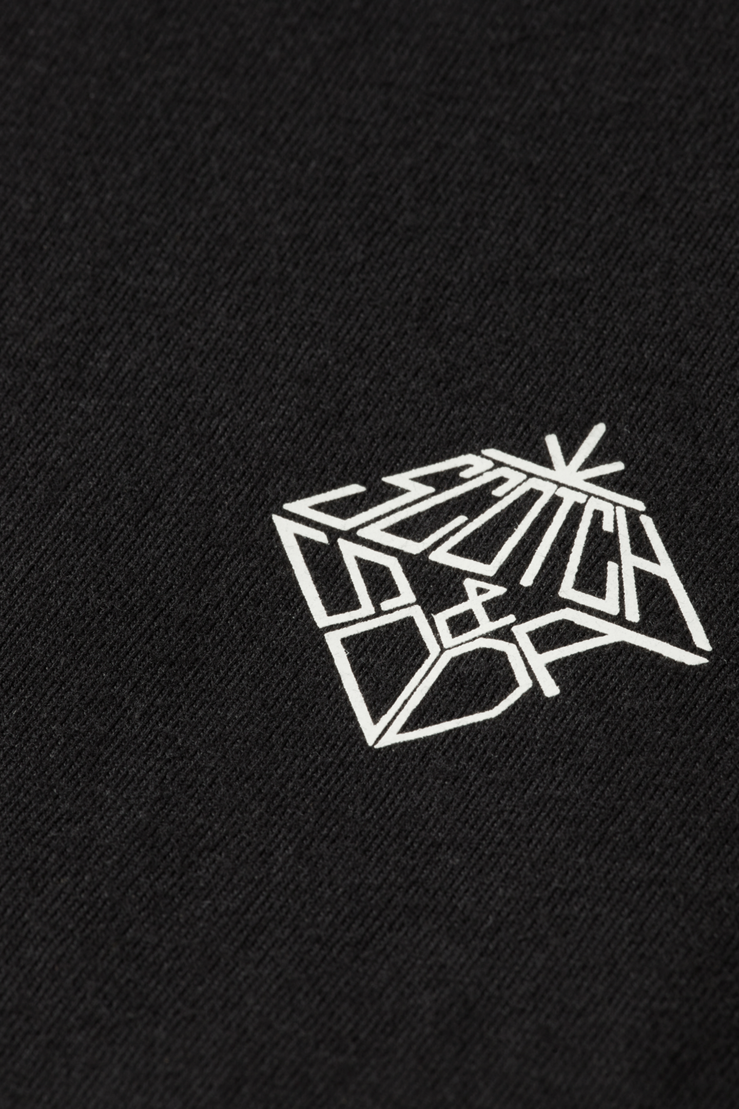 CHEST ARTWORK REGULAR T-SHIRT BLACK 7