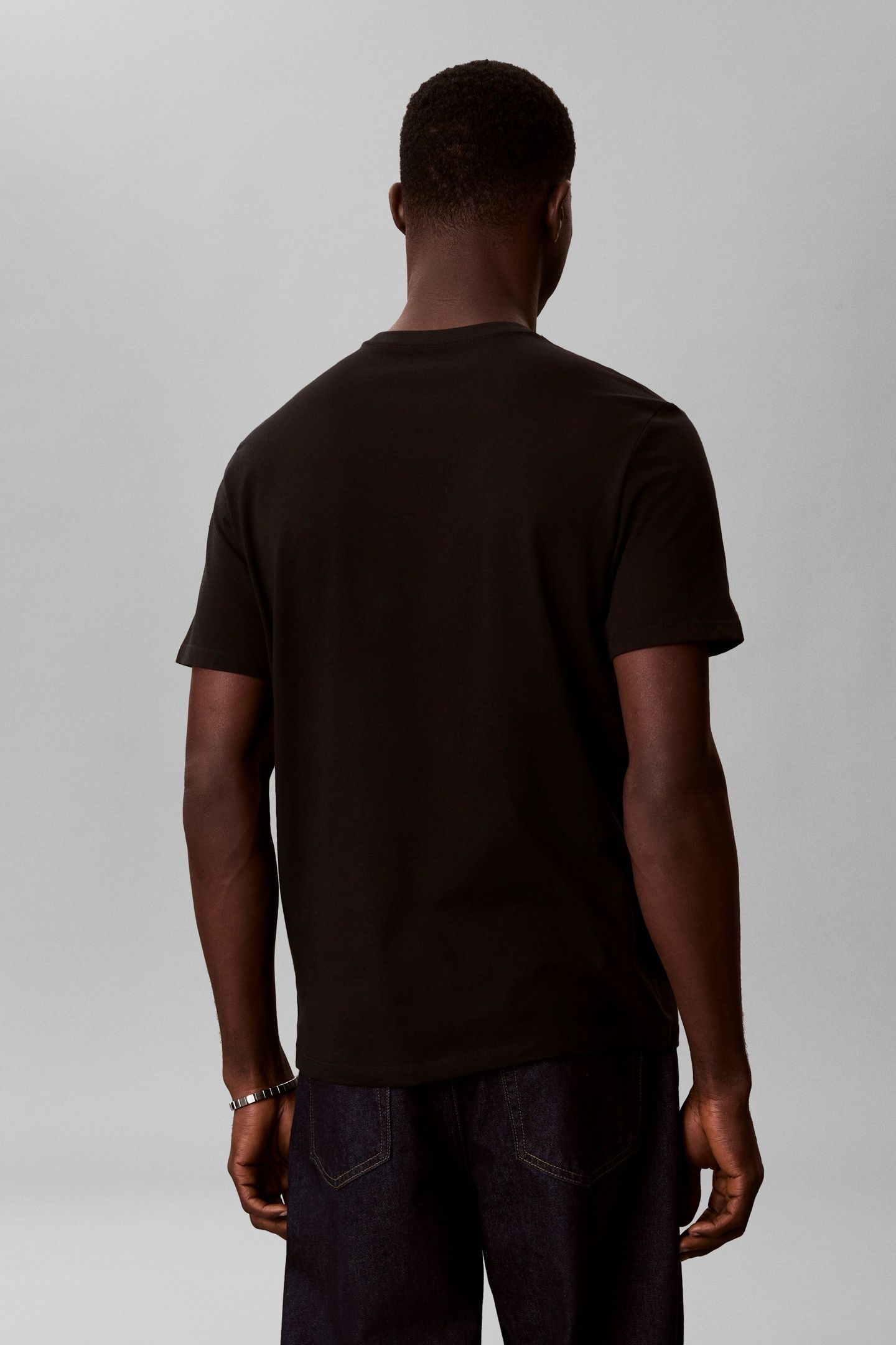 SS 30S DISTRESSED MONO TEE BLACK 3