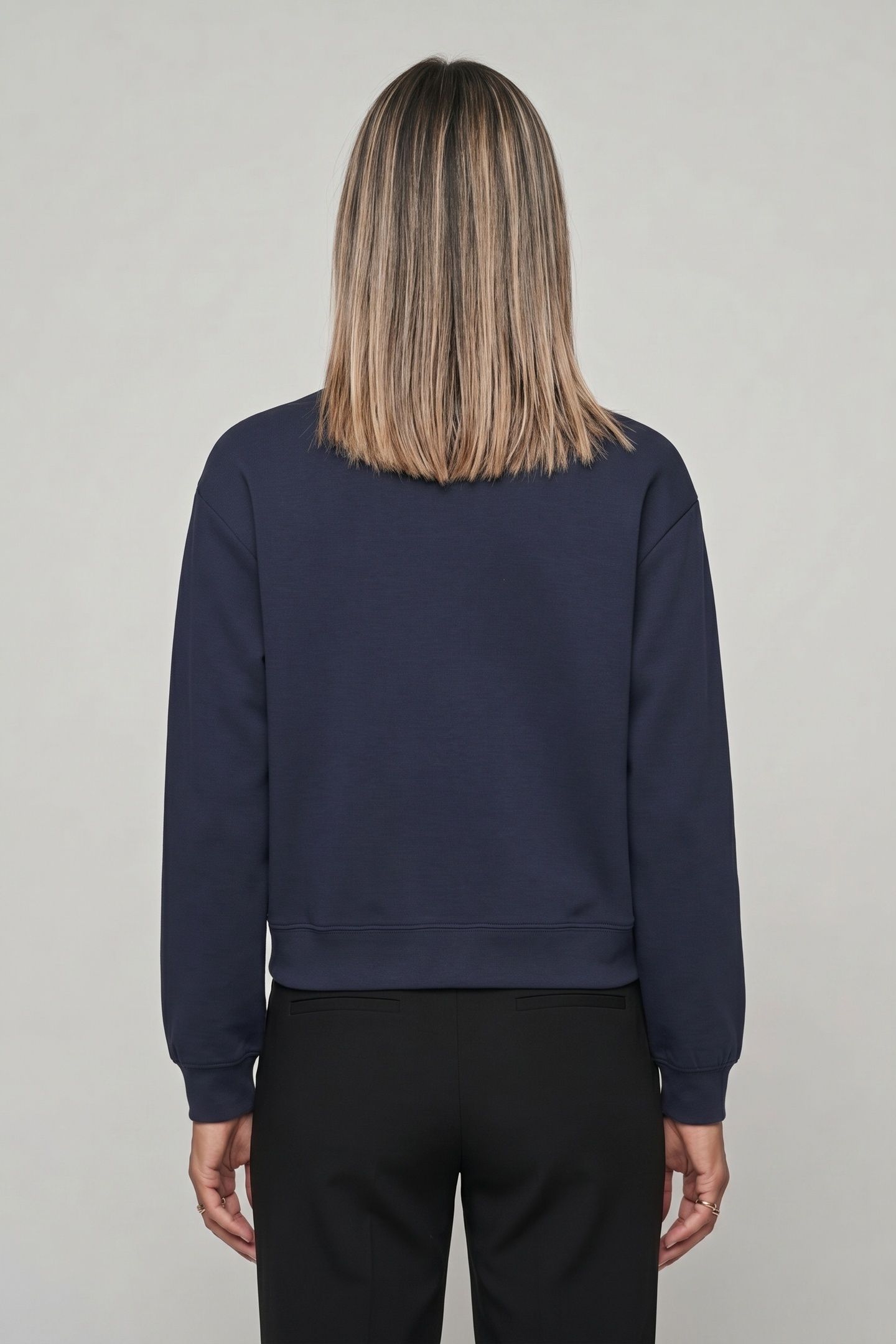 ELEVATED SWEAT CARDGIAN EVENING BLUE 2