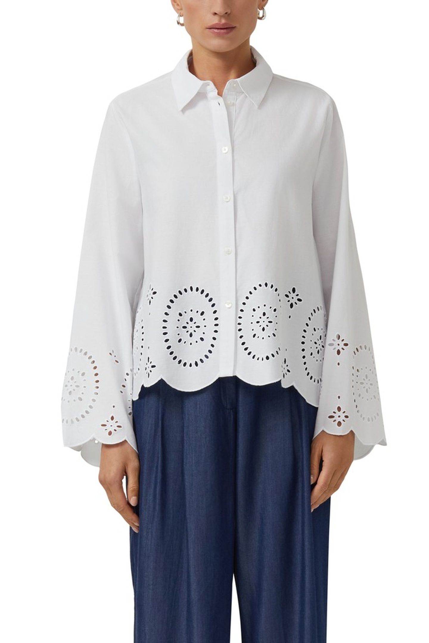 S.OLIVER BLOUSES WHITE 1