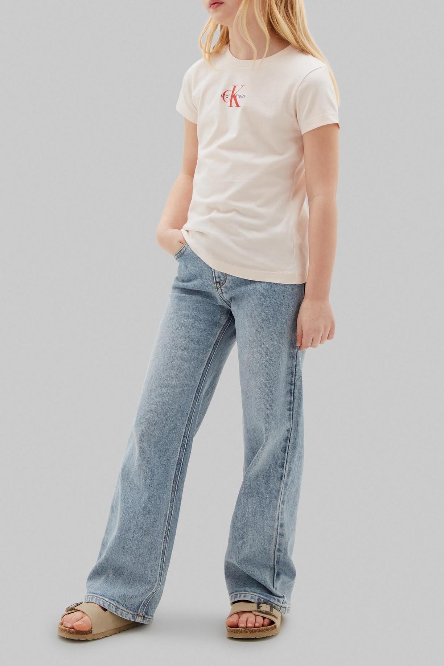 GIRLS MICRO MONOGRAM TOP PEARL 2