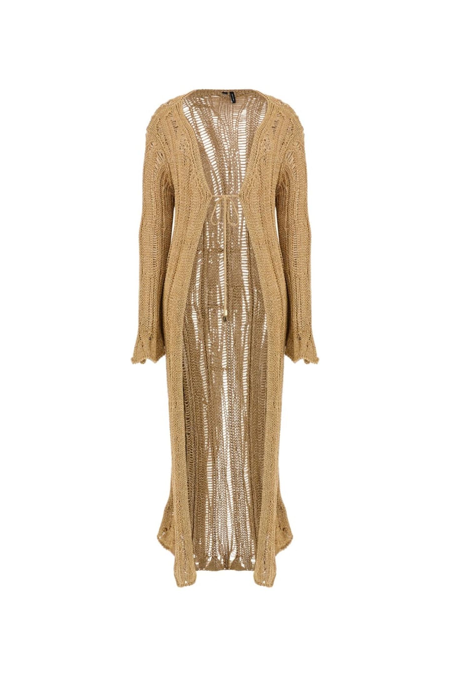 LUCKY LS LONG CARDI ANTIQUE GOLD MULTI 9