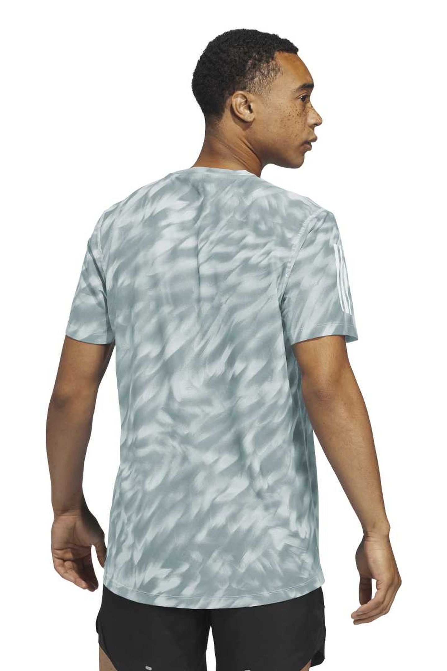 UNISEX PERFORMANCE OWN THE RUN ALLOVER PRINT T-SHIRT MINT TO 3