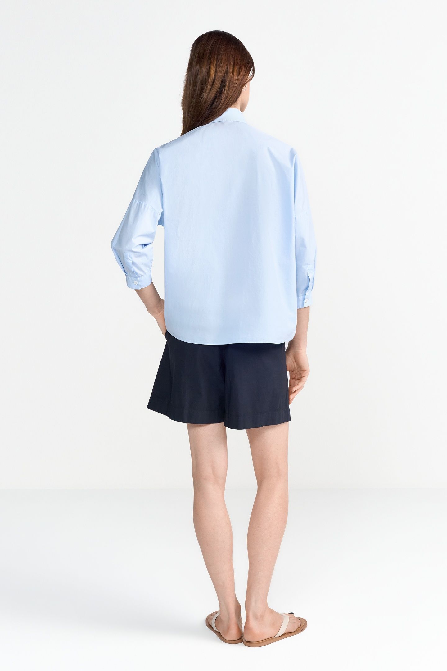 COTTON BLOUSE SKYWAY BLUE 3