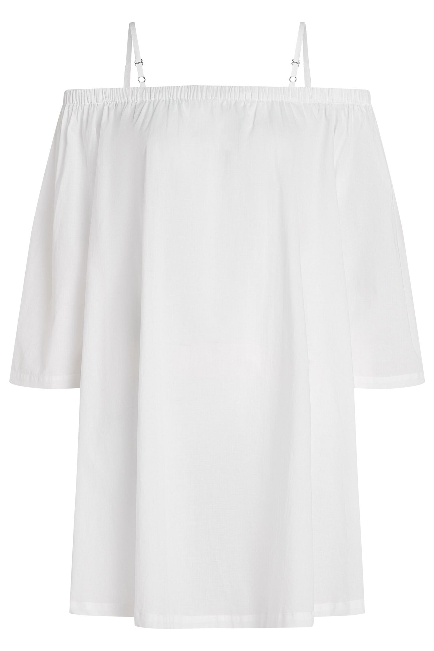 KARL DNA OFF SHOULDER DRESS WHITE 3