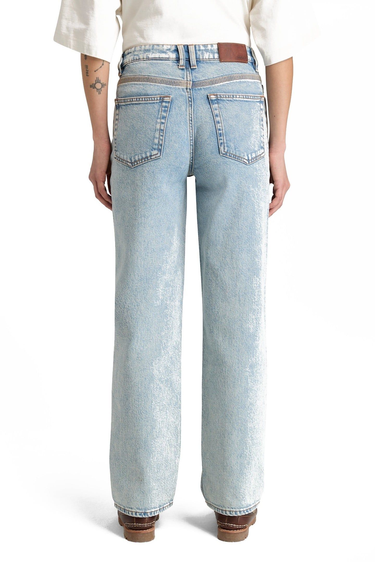 DENIM STRAIGHT PANTS LIGHT BLUE 3