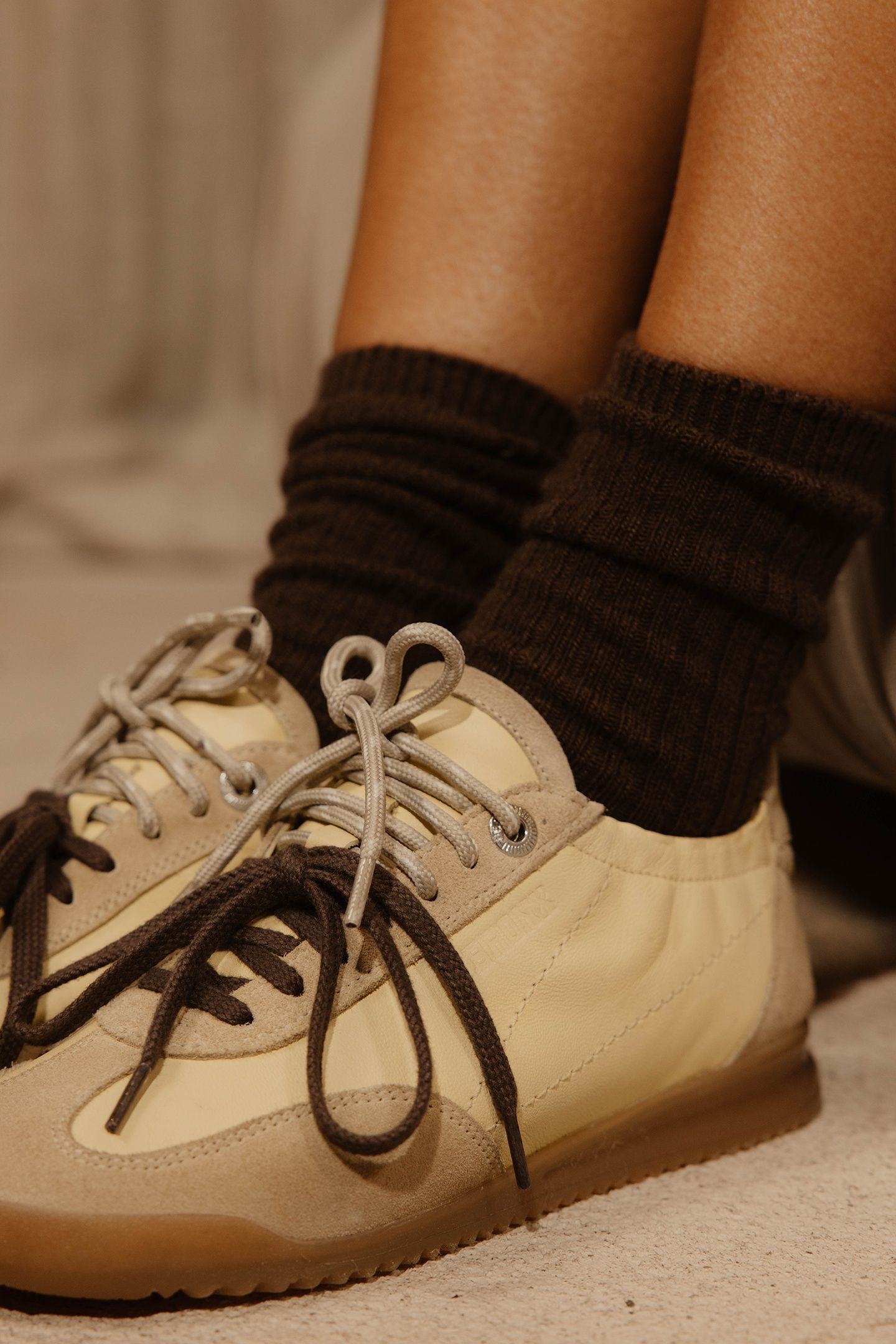 CLI-OO SNEAKER BUTTER YELLOW/GUM 7