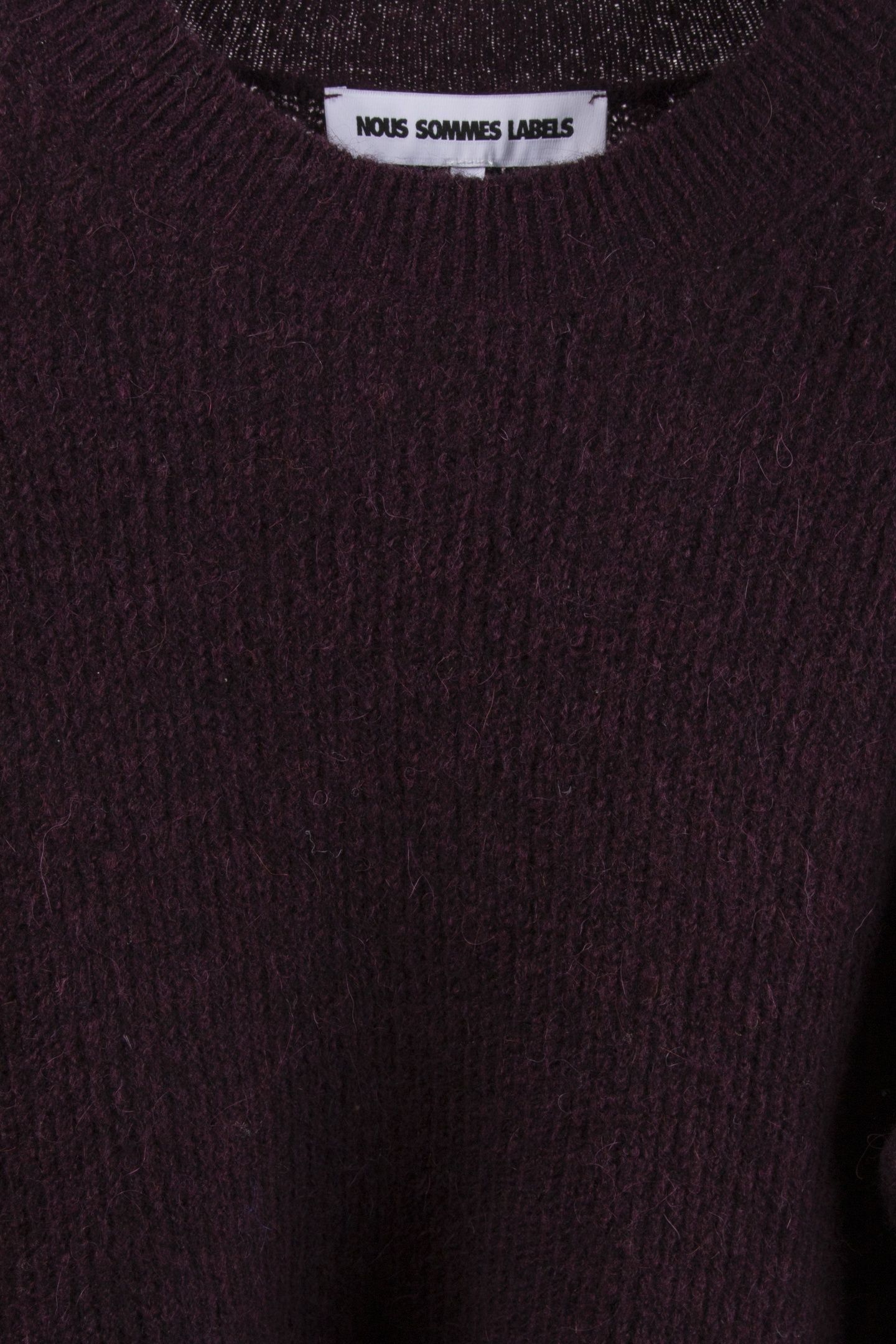NOUS SOMMES LABELS – BENNIE ALPACA KNIT 2.0 BURGUNDY 4