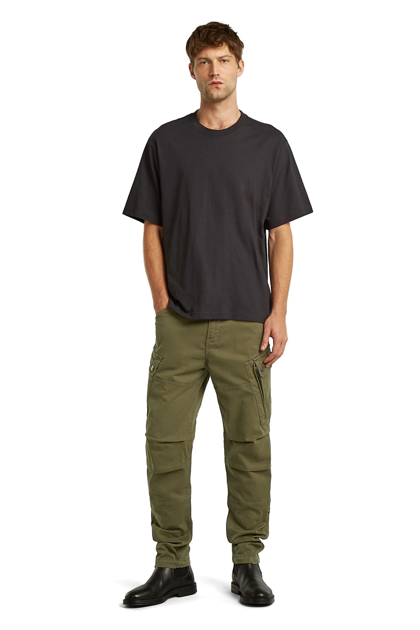 ROXIC ZIP STRAIGHT TAPERED SHADOW OLIVE 2