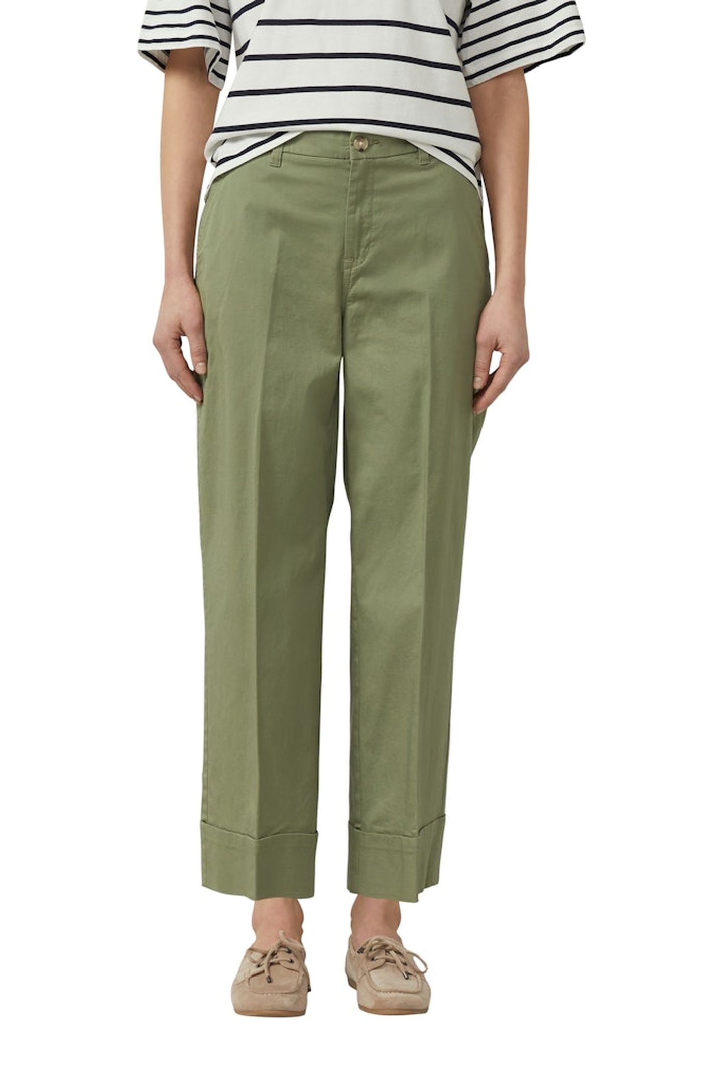 S.OLIVER PANTS DARK GREEN 1