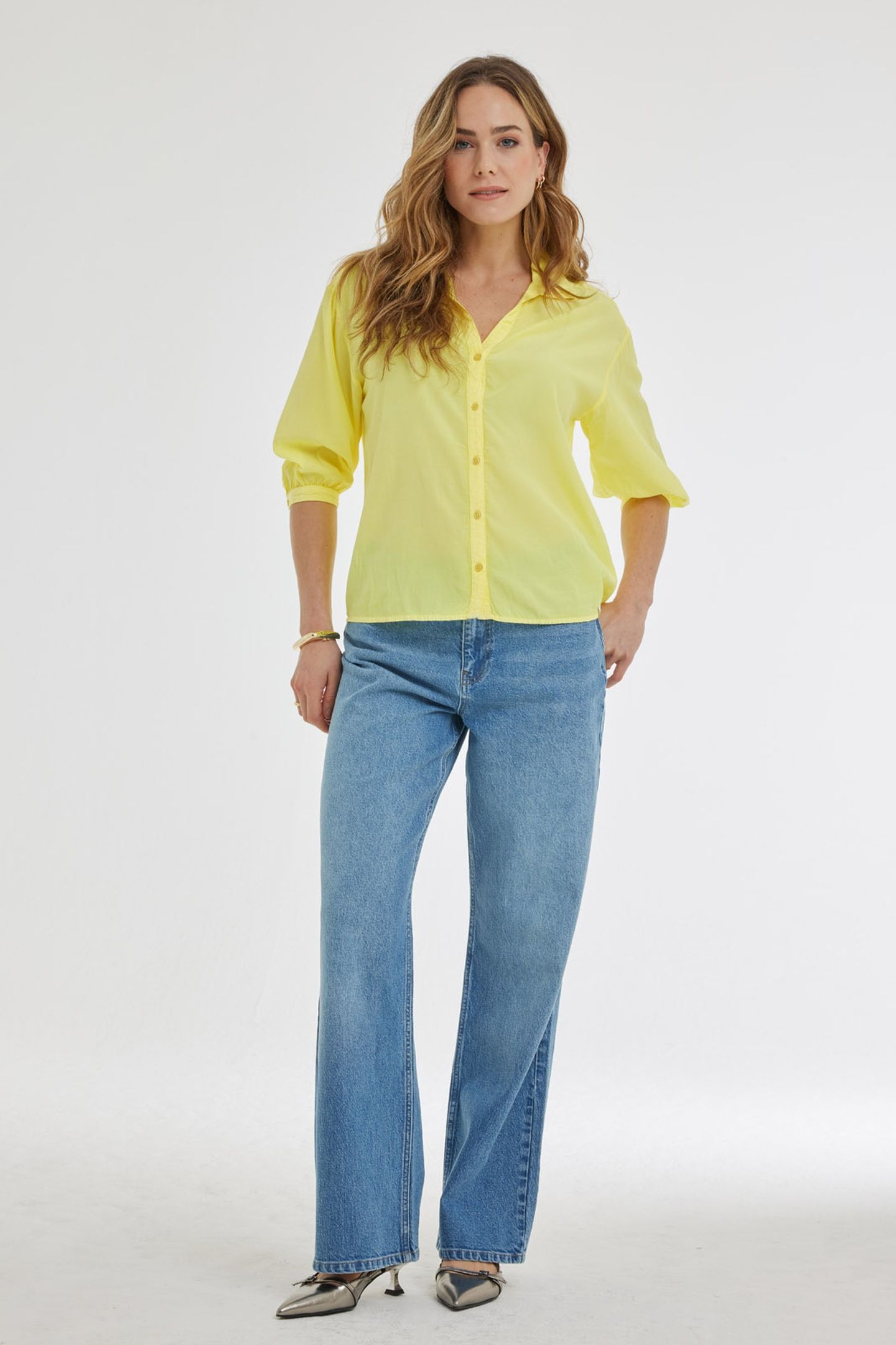 BLOUSE NENA MID YELLOW 2
