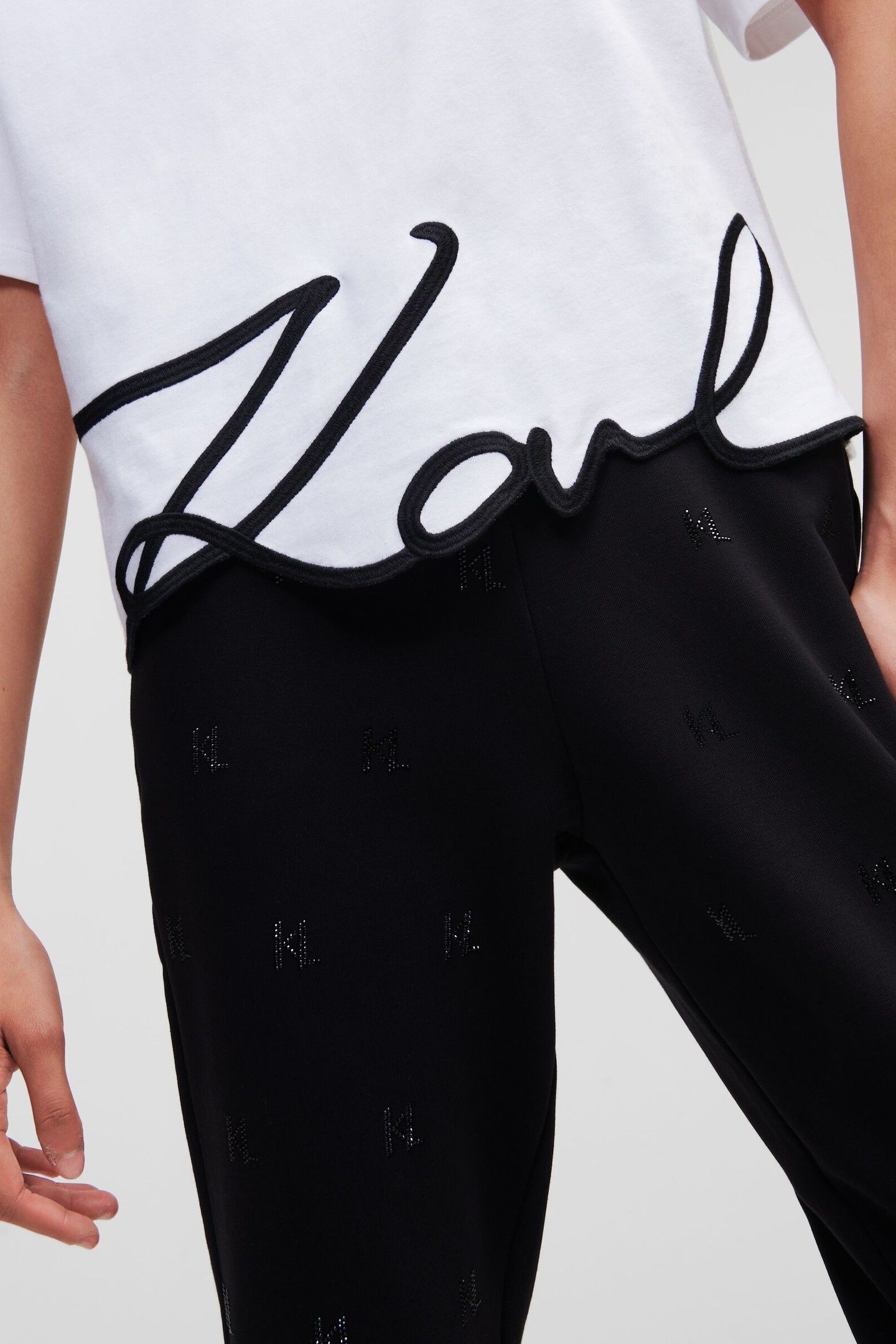 KARL SIGNATURE HEM T-SHIRT WHITE 5