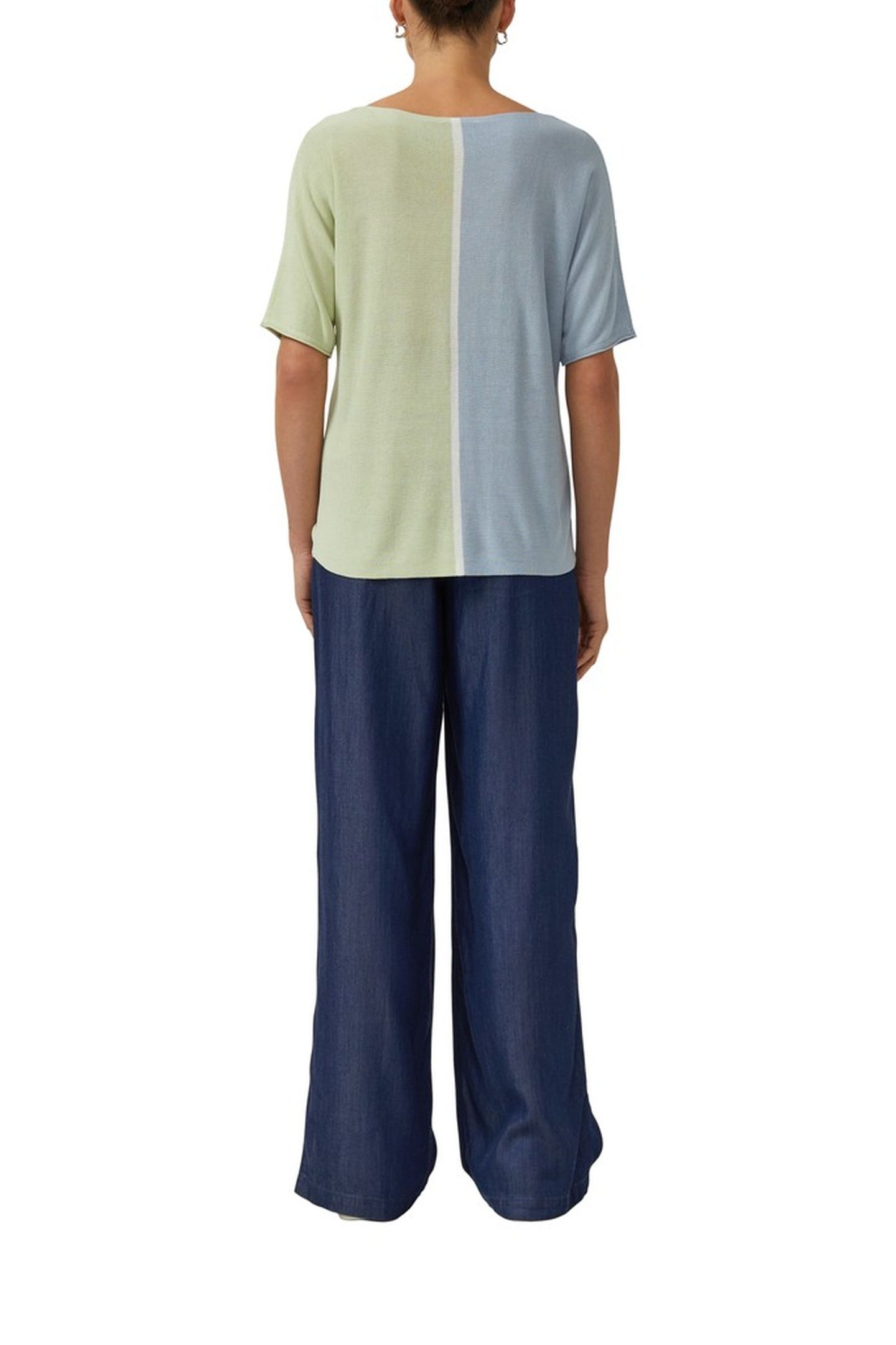 S.OLIVER PULLOVER SHORTSLEEVE GREEN 3