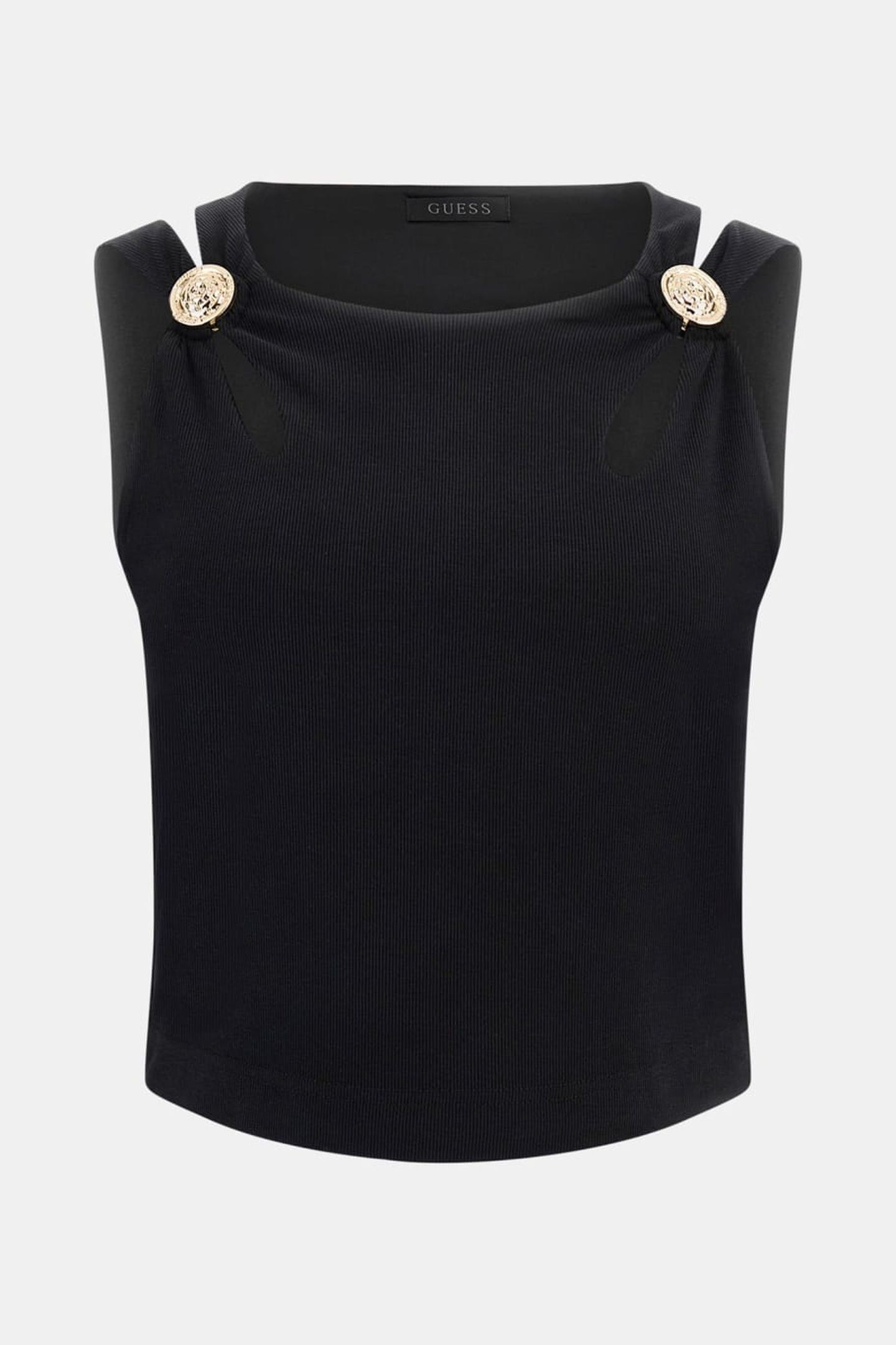 GUESS ECO ZAMA CUT OUT DETAILS JET BLACK A996 9