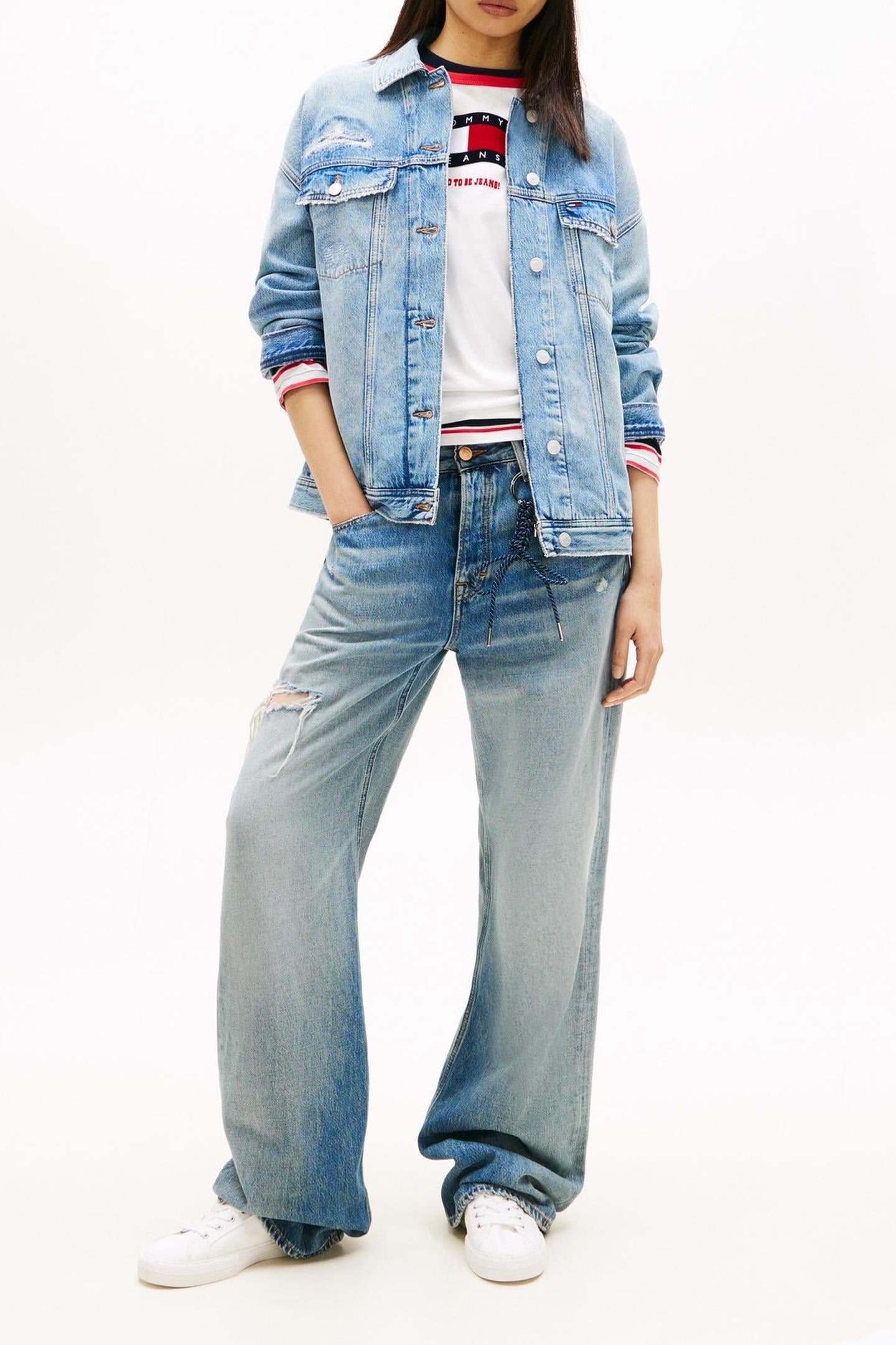 OVERSIZED TRUCKER JACKET DENIM LIGHT 1