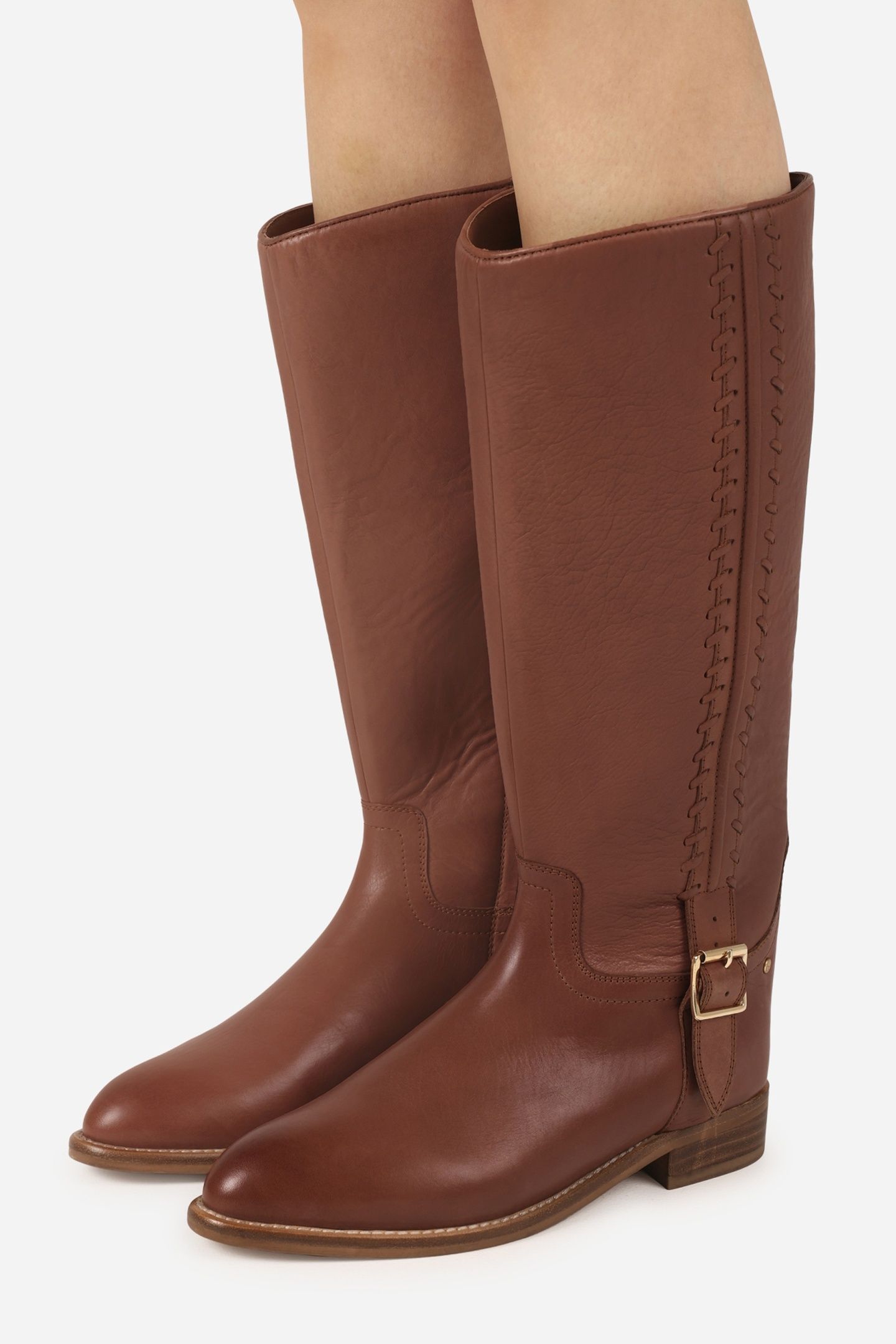 LENI-JO HIGH BOOT CARAMEL 2