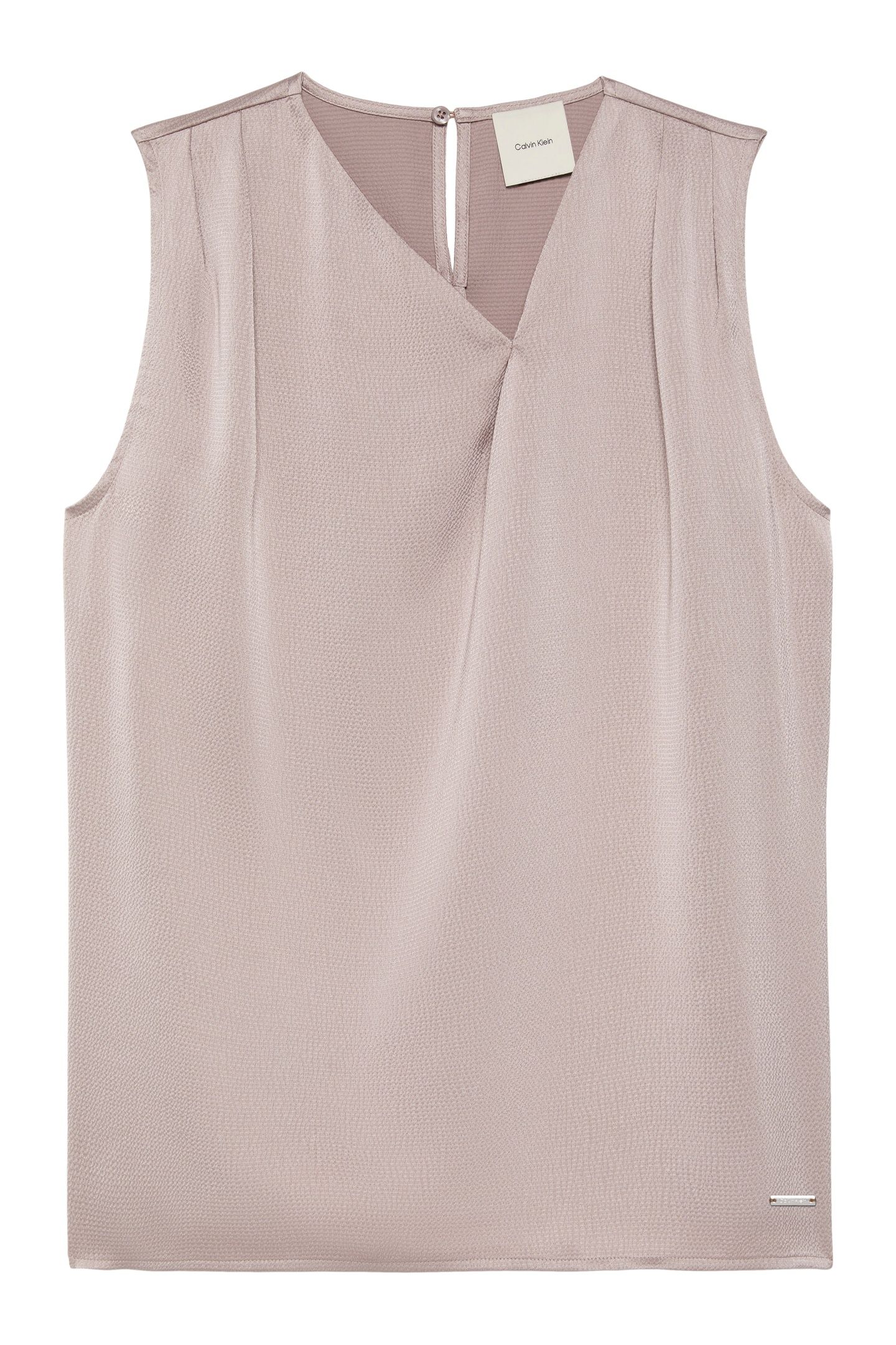 HAMMERED SATIN DRAPE SHIRT DUSTED FOX 5