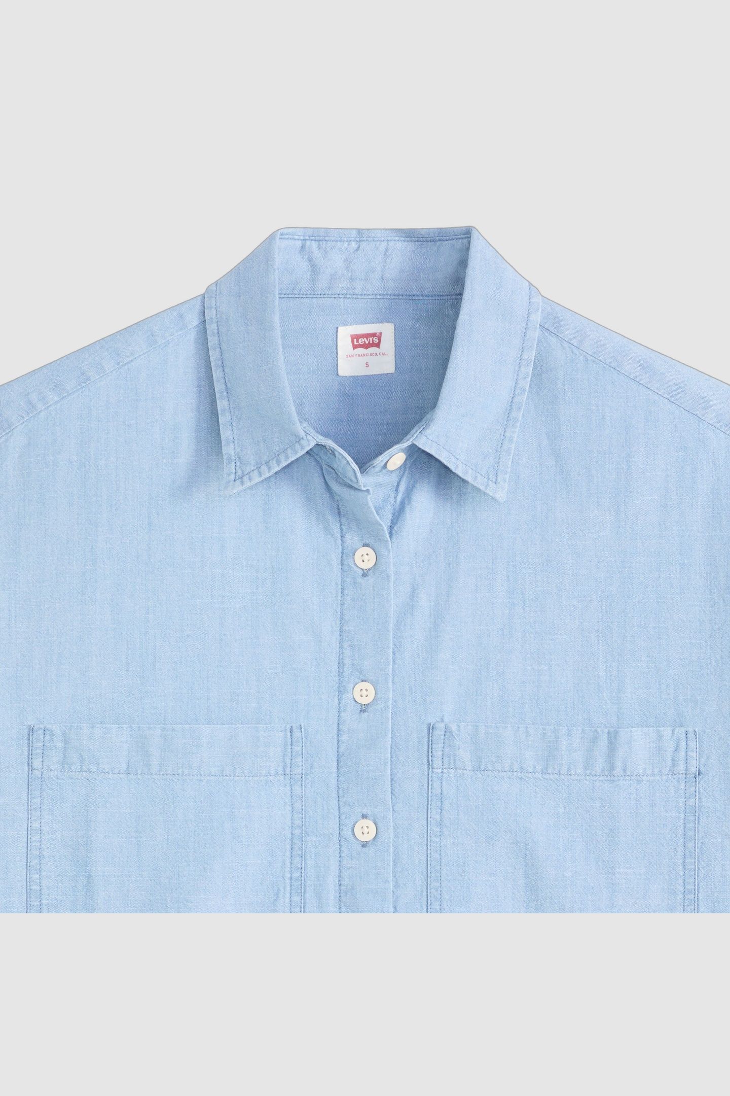 HARLIE SHORT SLEEVE CROPPED SHIRT 4
