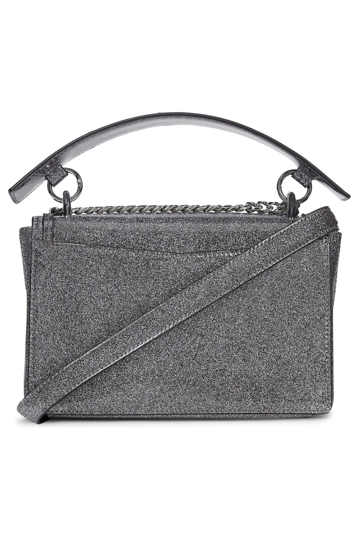 K/STYLE GLITTER SHOULDER BAG SILVER 2