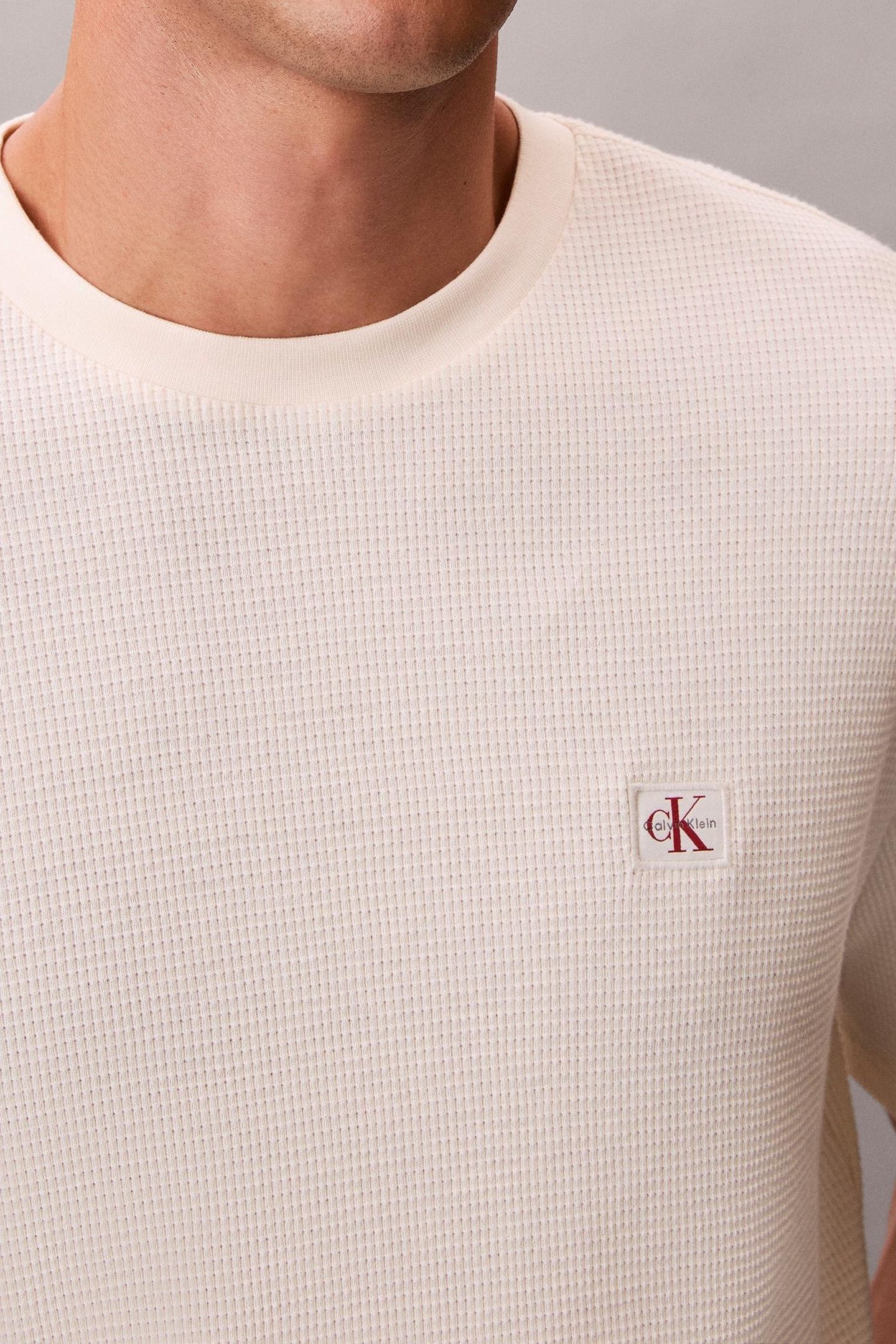 SS WAFFLE BADGE CREW NECK TEE CALICO 5