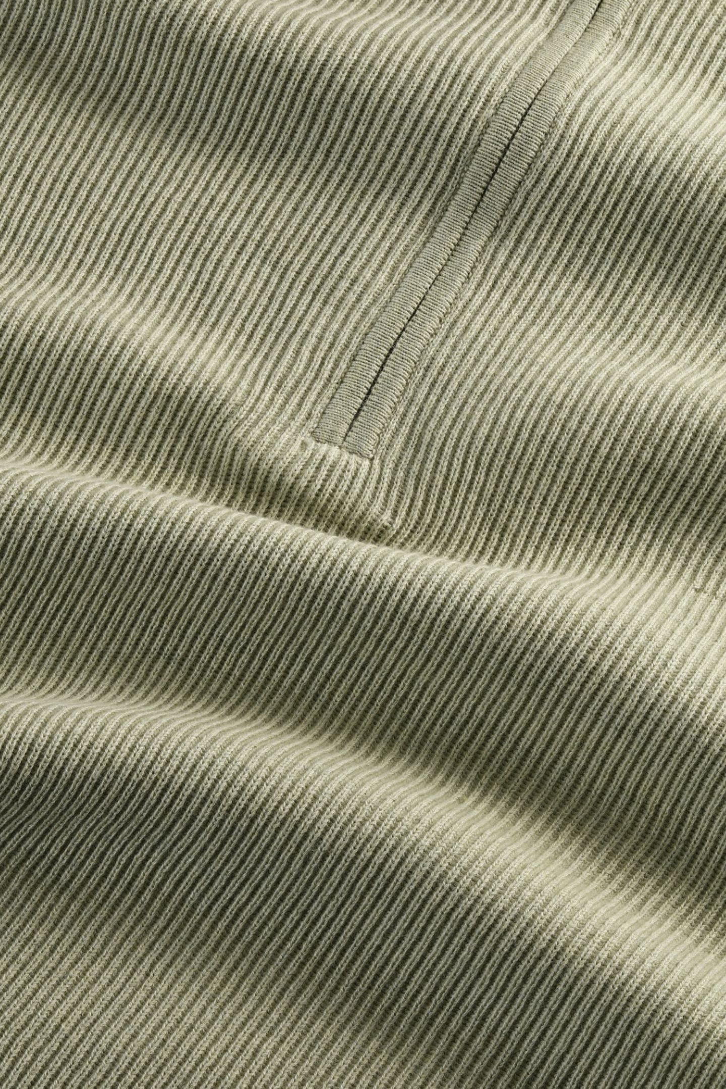 HANSIE SS ZIP 6600 KNIT SAGE GREEN 5