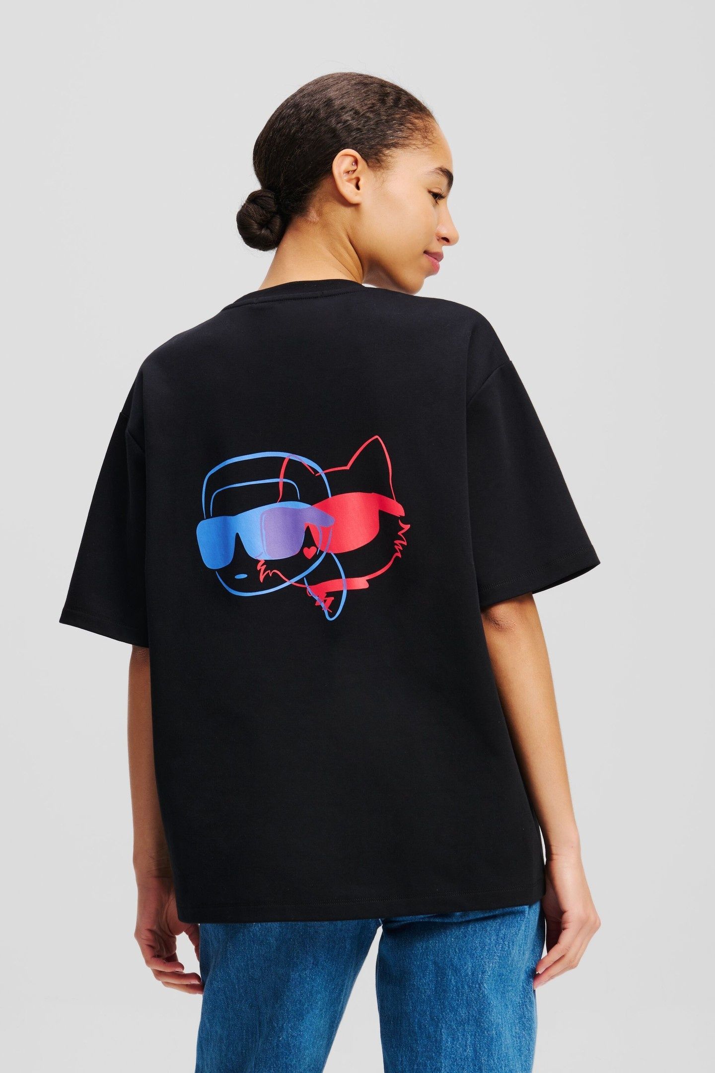 IKON COLOUR OVERSIZED TSHIRT BLACK 2