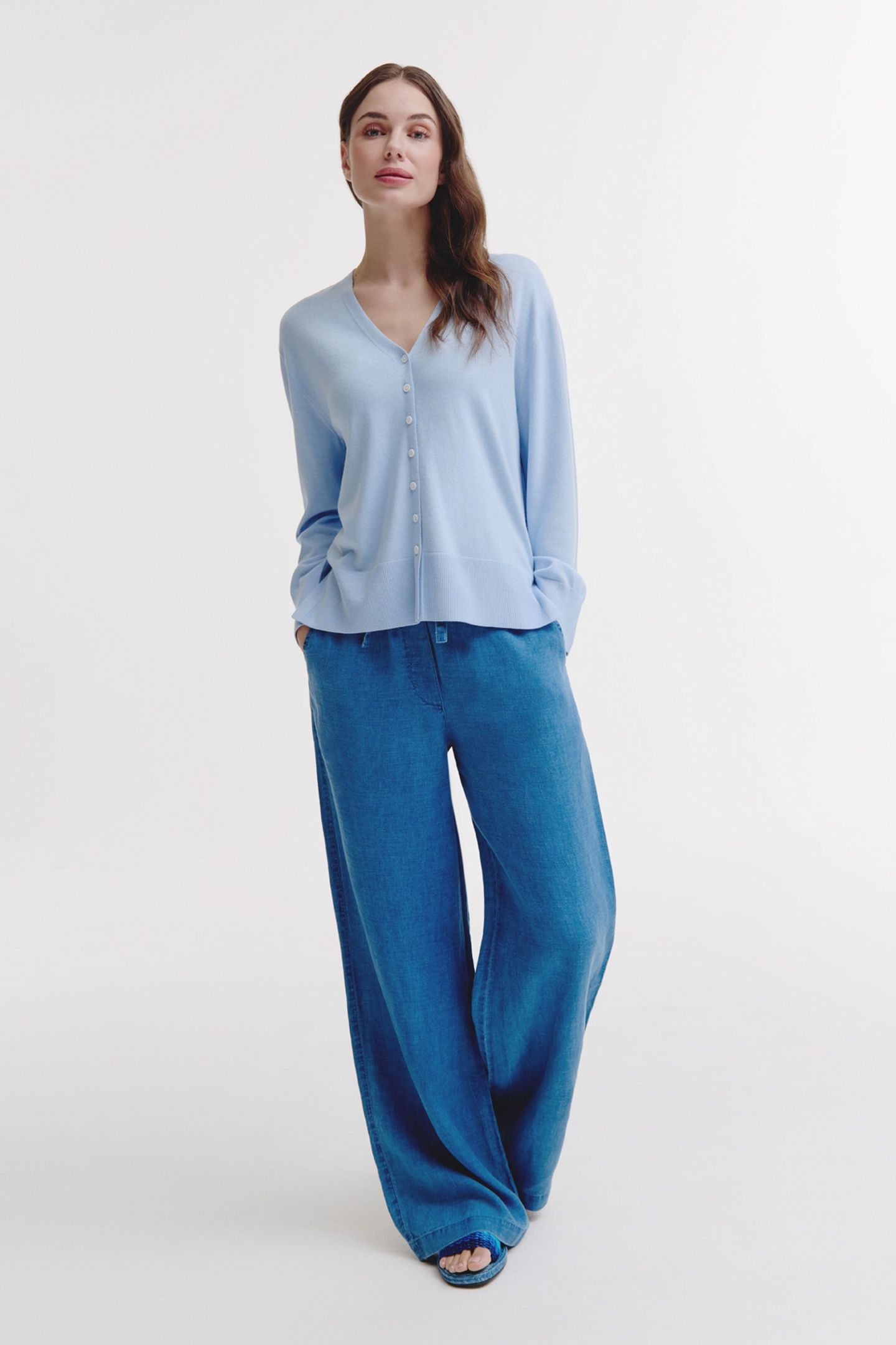 BERCO CARDIGAN LIGHT BLUE 3
