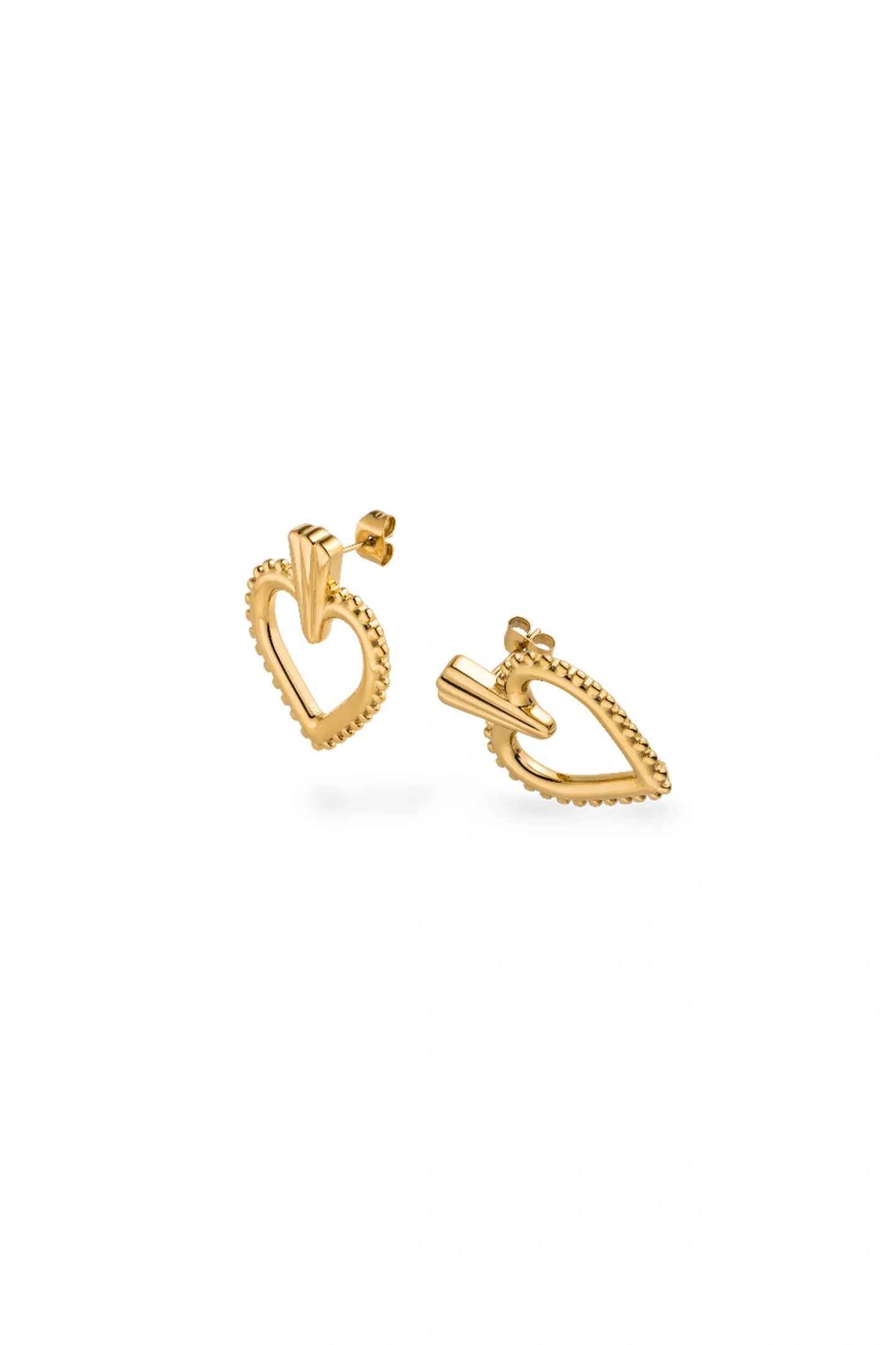 DARLING HEART OHRRINGE GOLD 2
