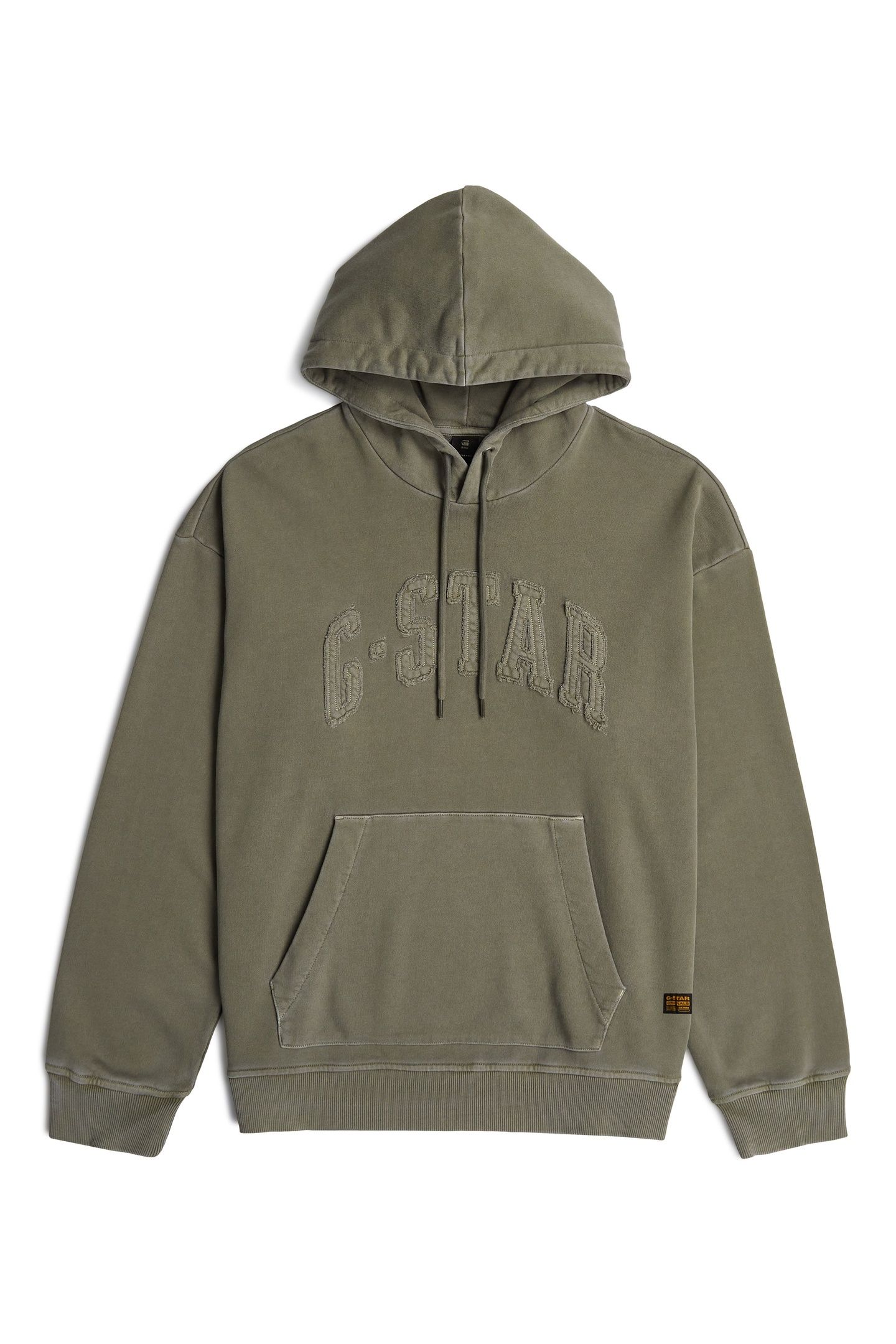 APPLIQUE RELAXED HOODED SWEATER TURF 5