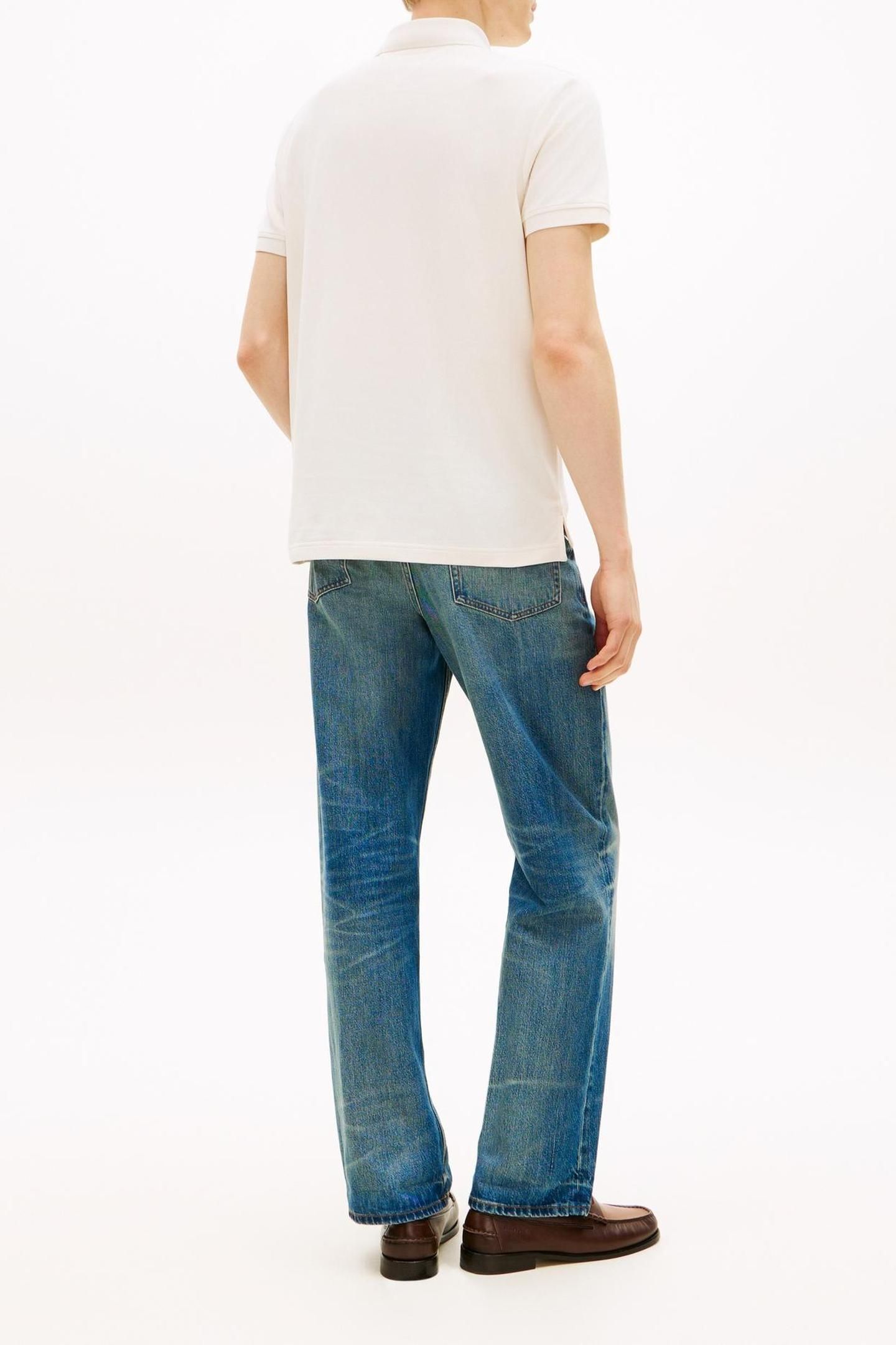 LEFT CHEST GRAPHIC POLO IVORY PETAL 3