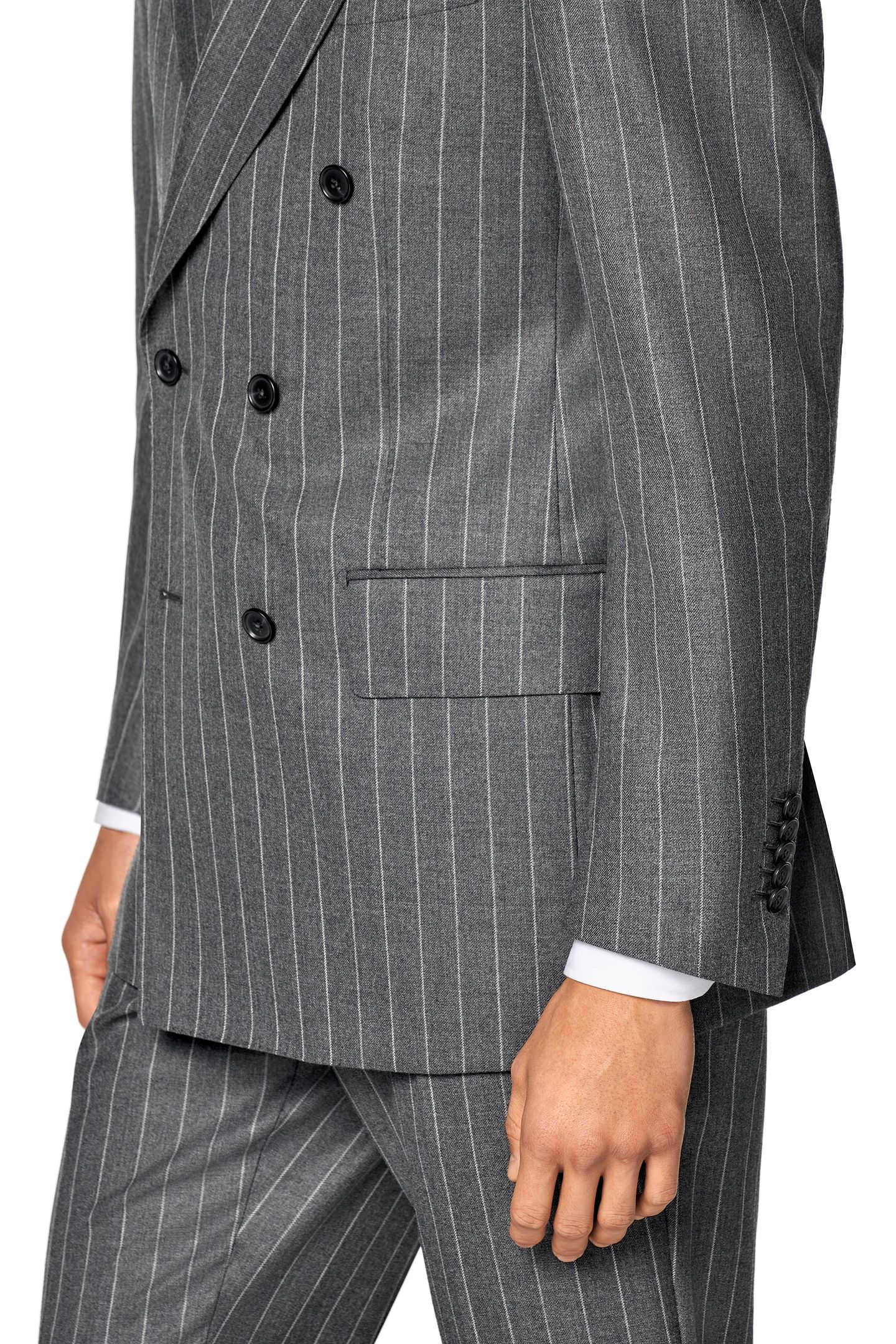 MILANO MID GREY PURE WOOL NESTED SUITS MID GREY 9