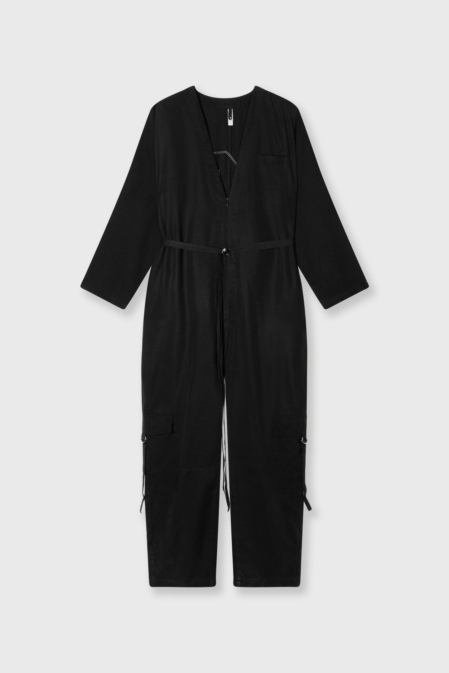 COMFORT JUMPSUIT TENCEL BLACK 4
