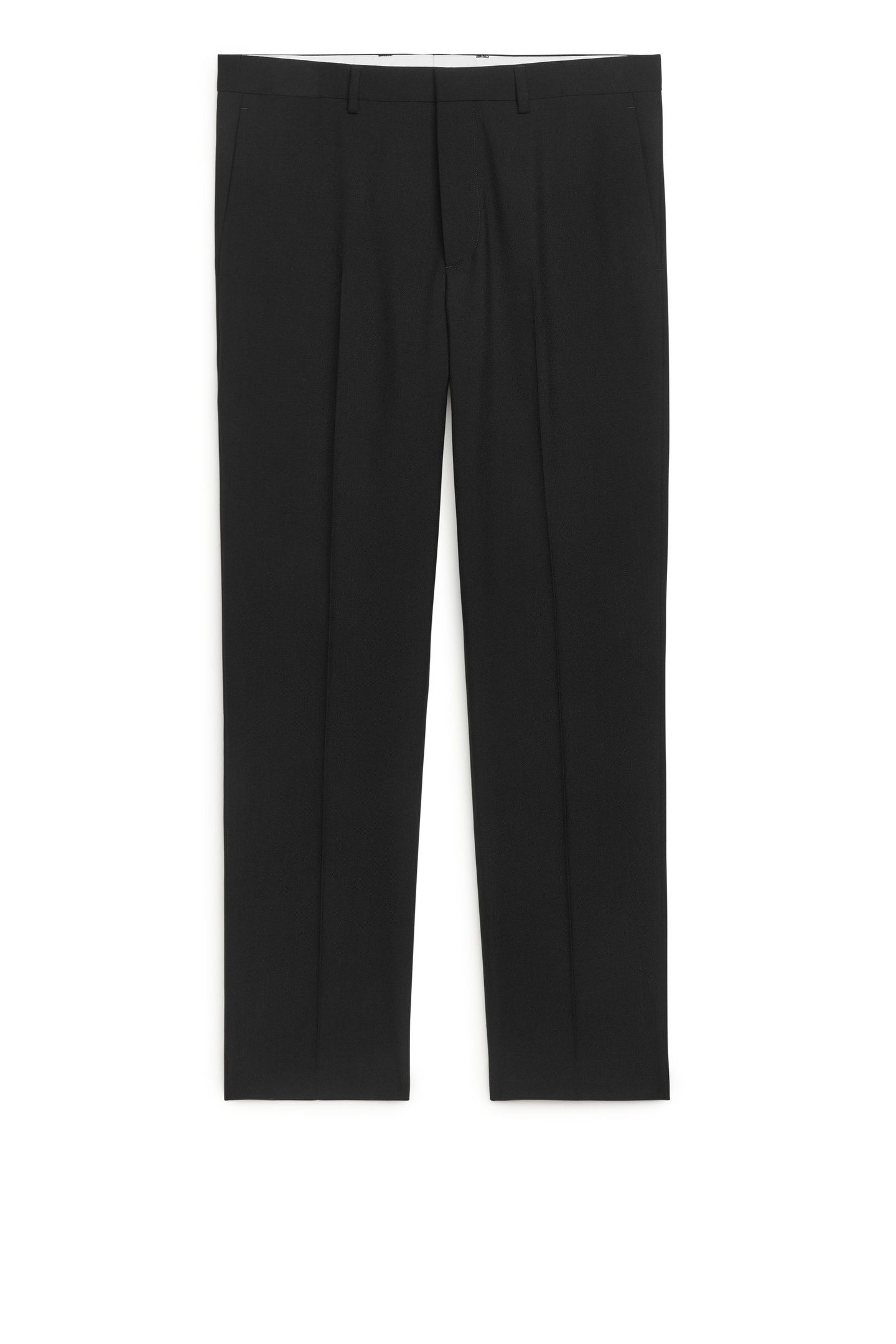 ELDAR HOPSACK SUIT TROUSER BLACK 3