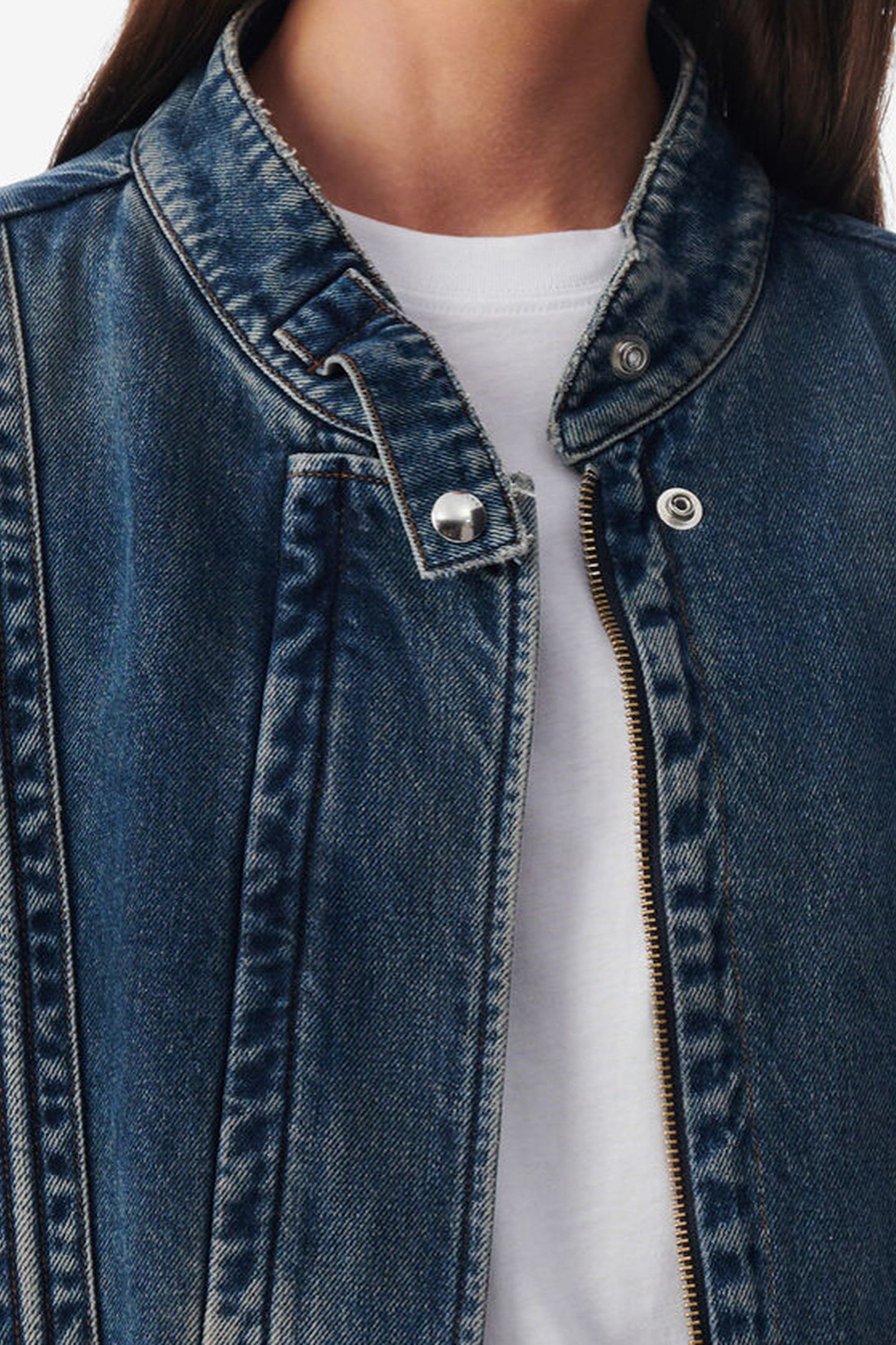 ODILAE JACKET AUTHENTIC BLUE DENIM 5