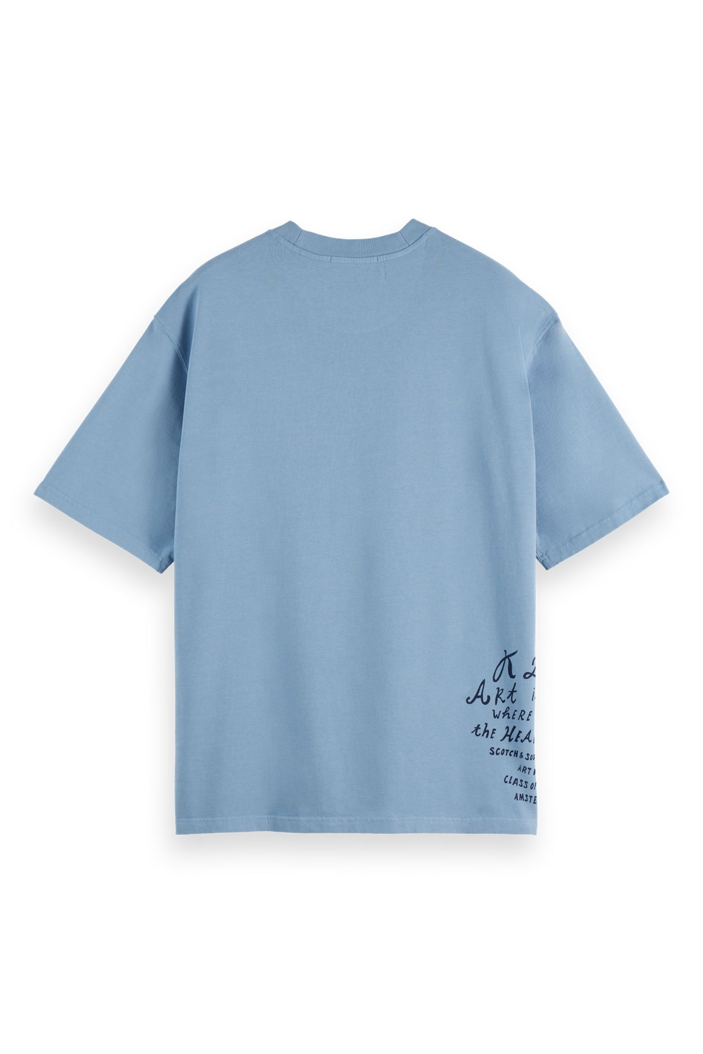 LOOSE-FIT ARTWORK T-SHIRT FADED DENIM 2