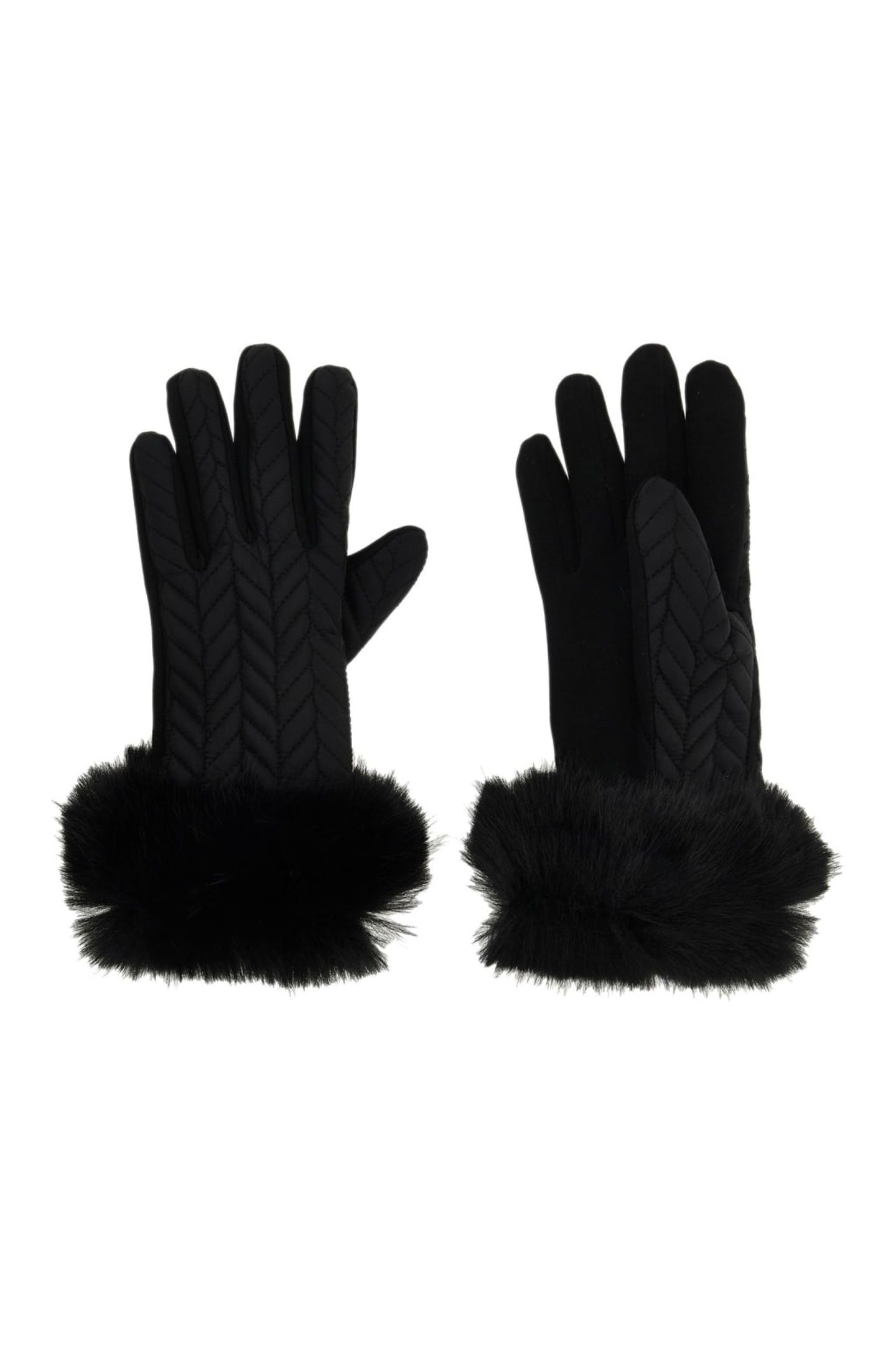 IRIEL STITCHED GLOVE JET BLACK A996 4