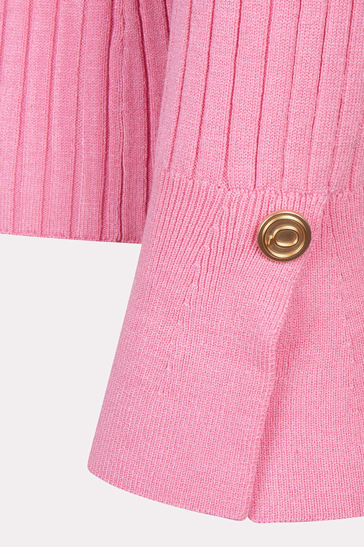 SWEATER RIB BASIC KNIT ROSE 8