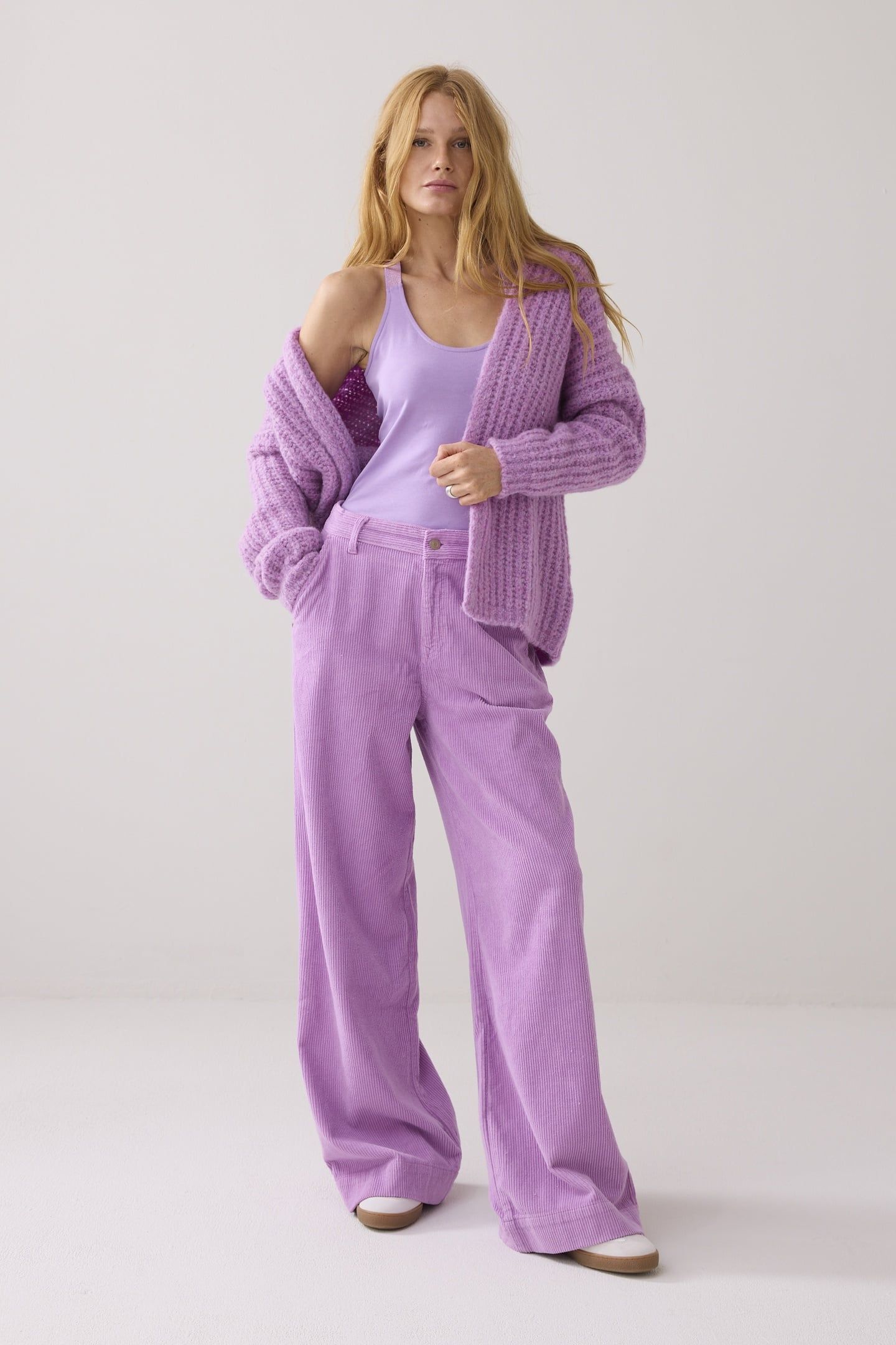 TOP BASICS SHEER VIOLET 1