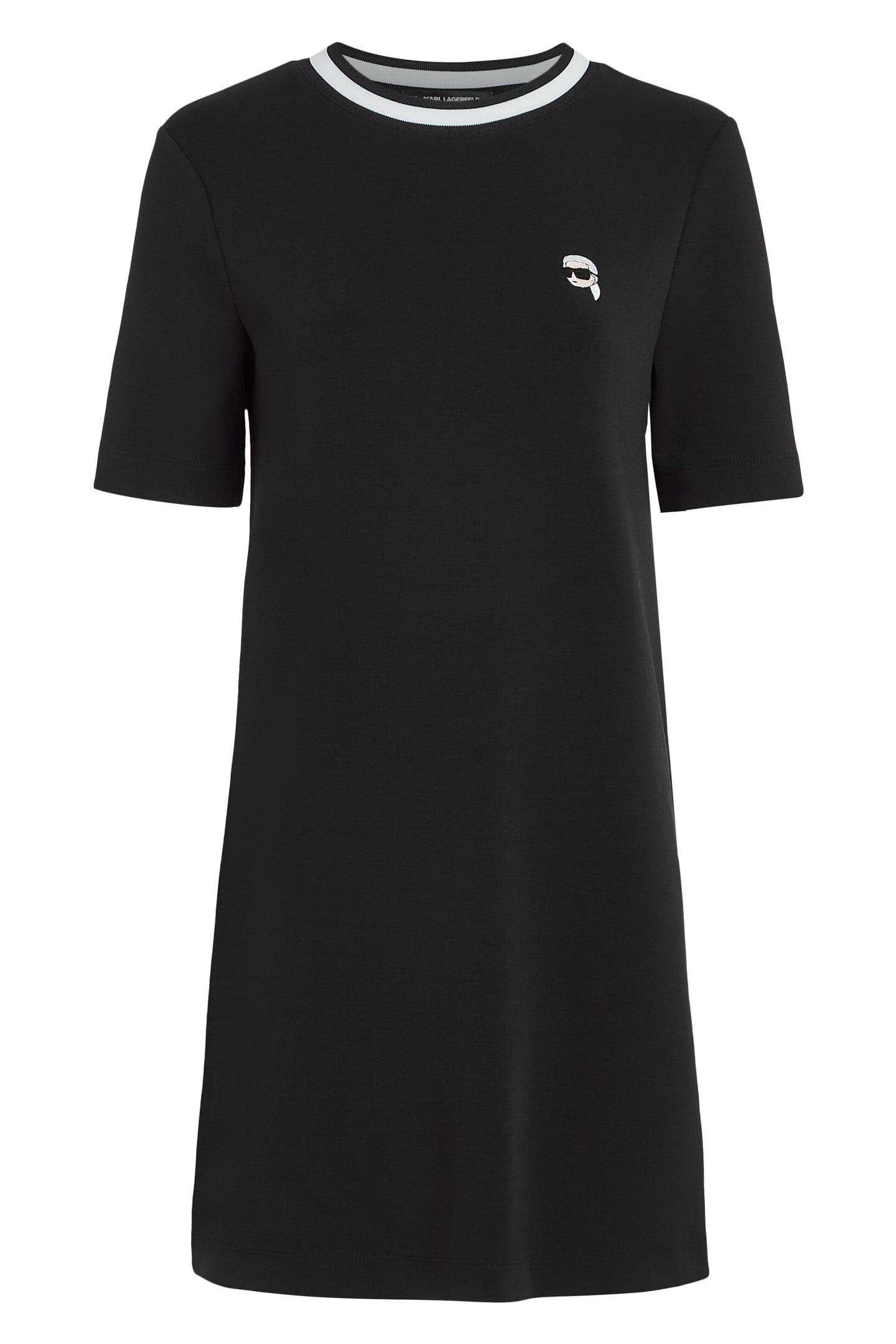 IKON PATCH TSHIRT DRESS BLACK 3