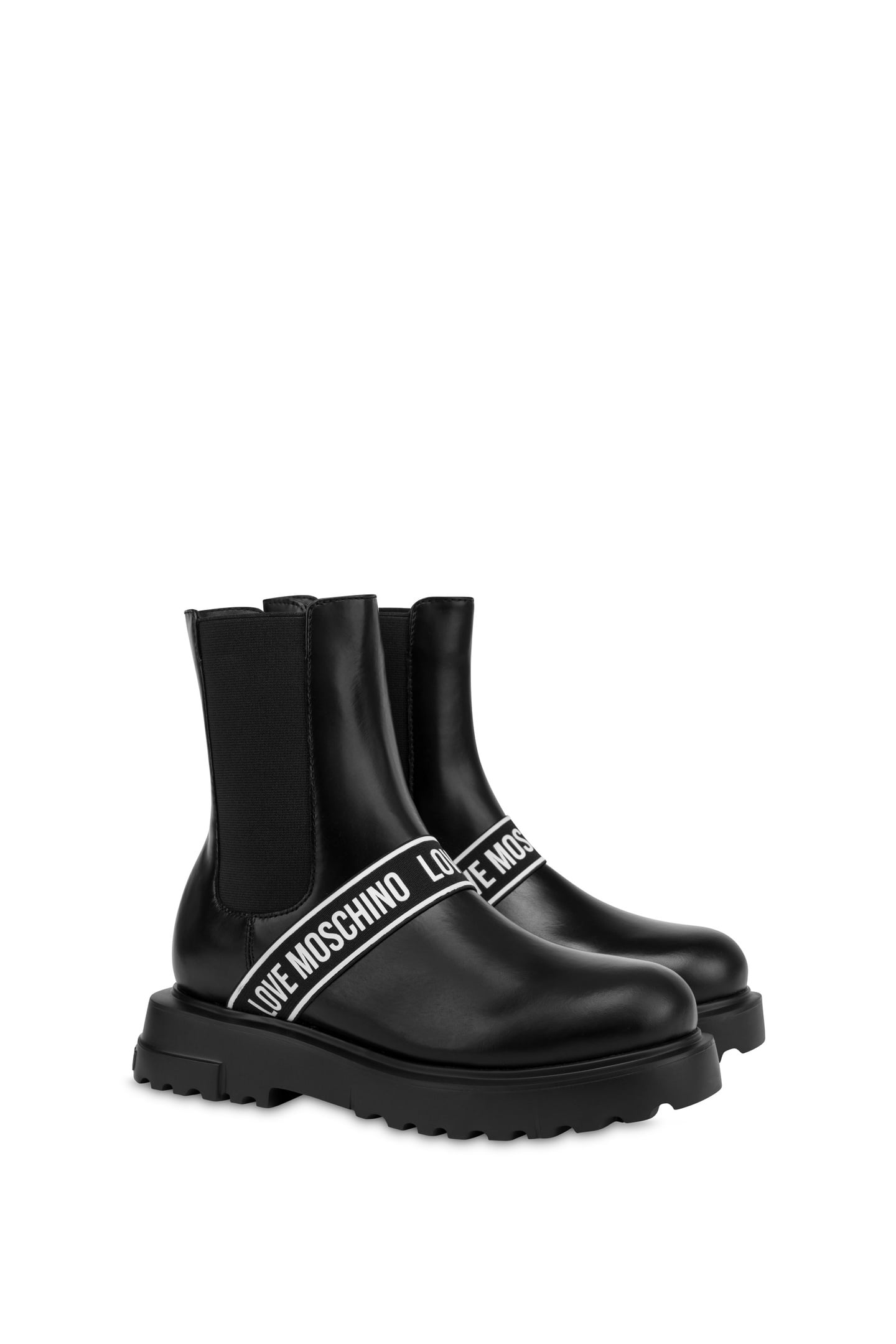 BEATLES IN CALF LOGO BAND BLACK 2