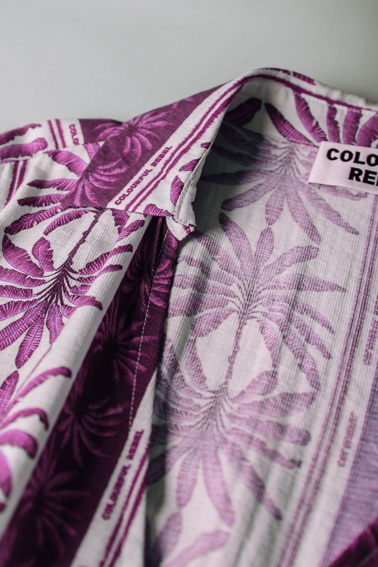AVA PALM COLLAR REAL WRAP MAXI DRESS SS RASPBERRY WINE 6