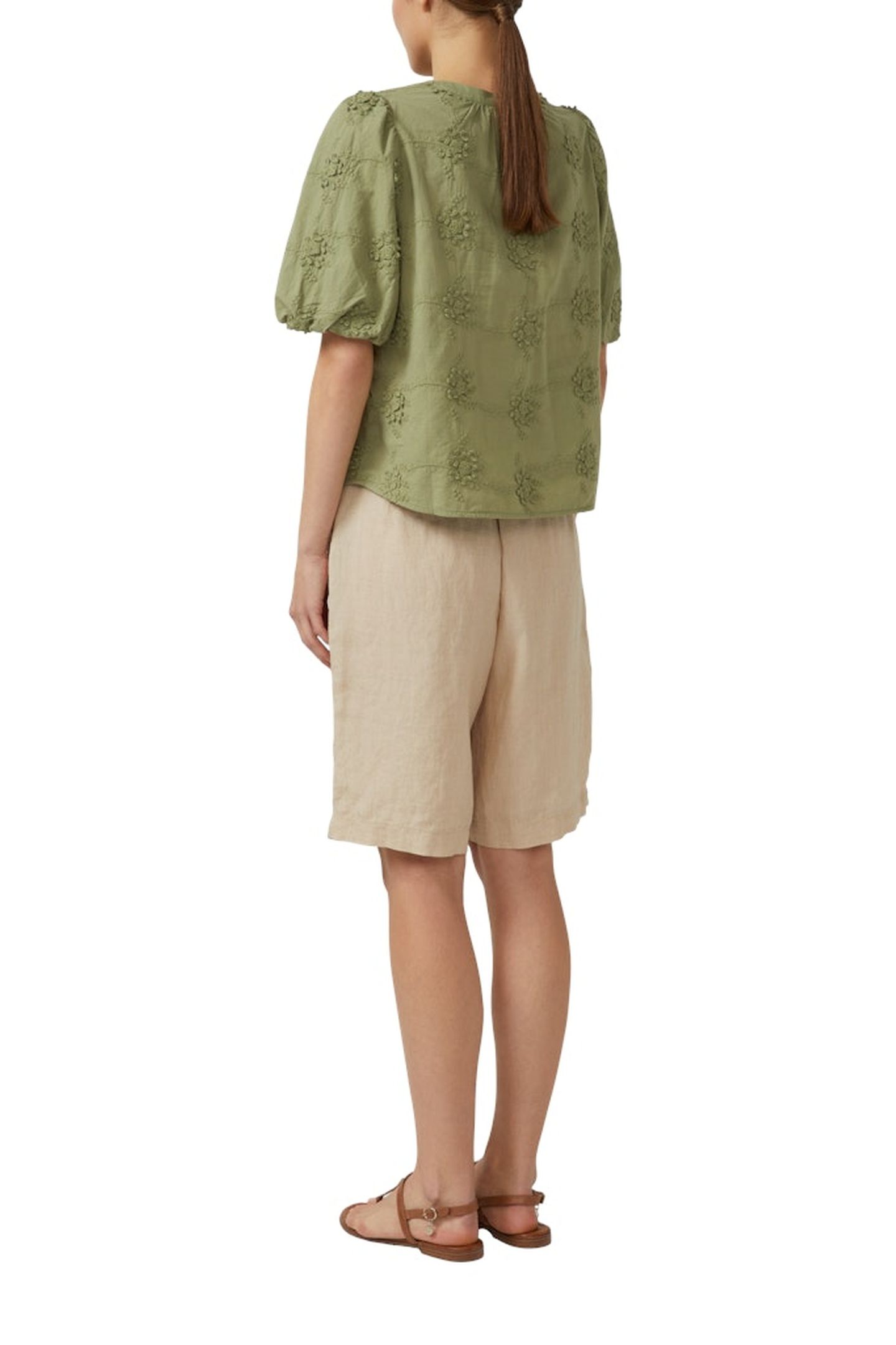 S.OLIVER BLOUSES DARK GREEN 3