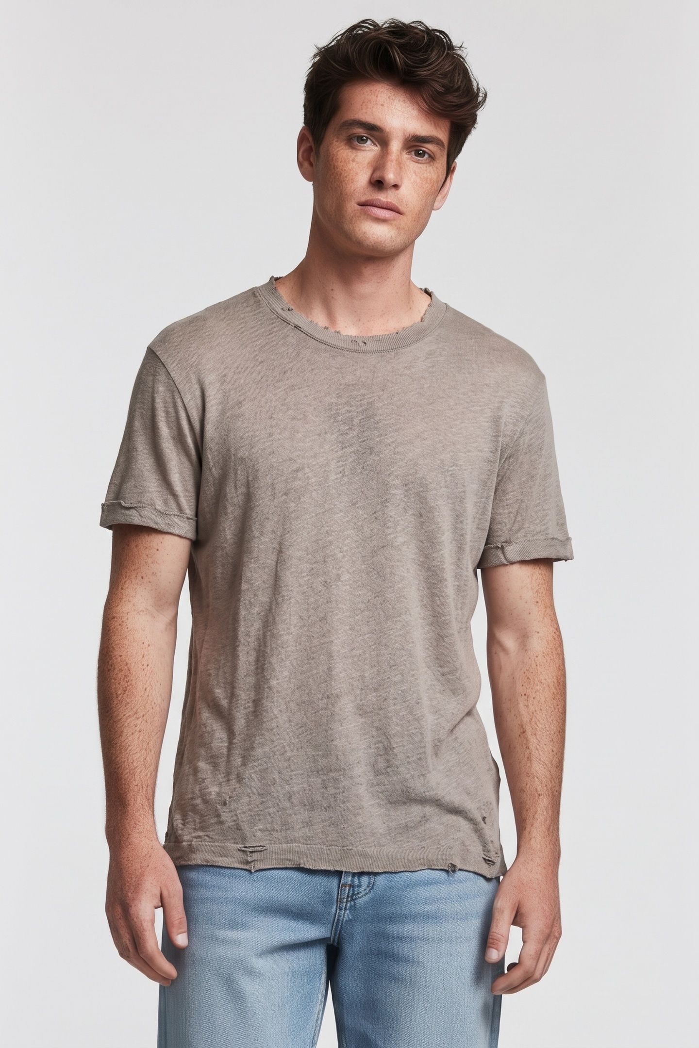 ARESO T-SHIRT STONE GREY 1