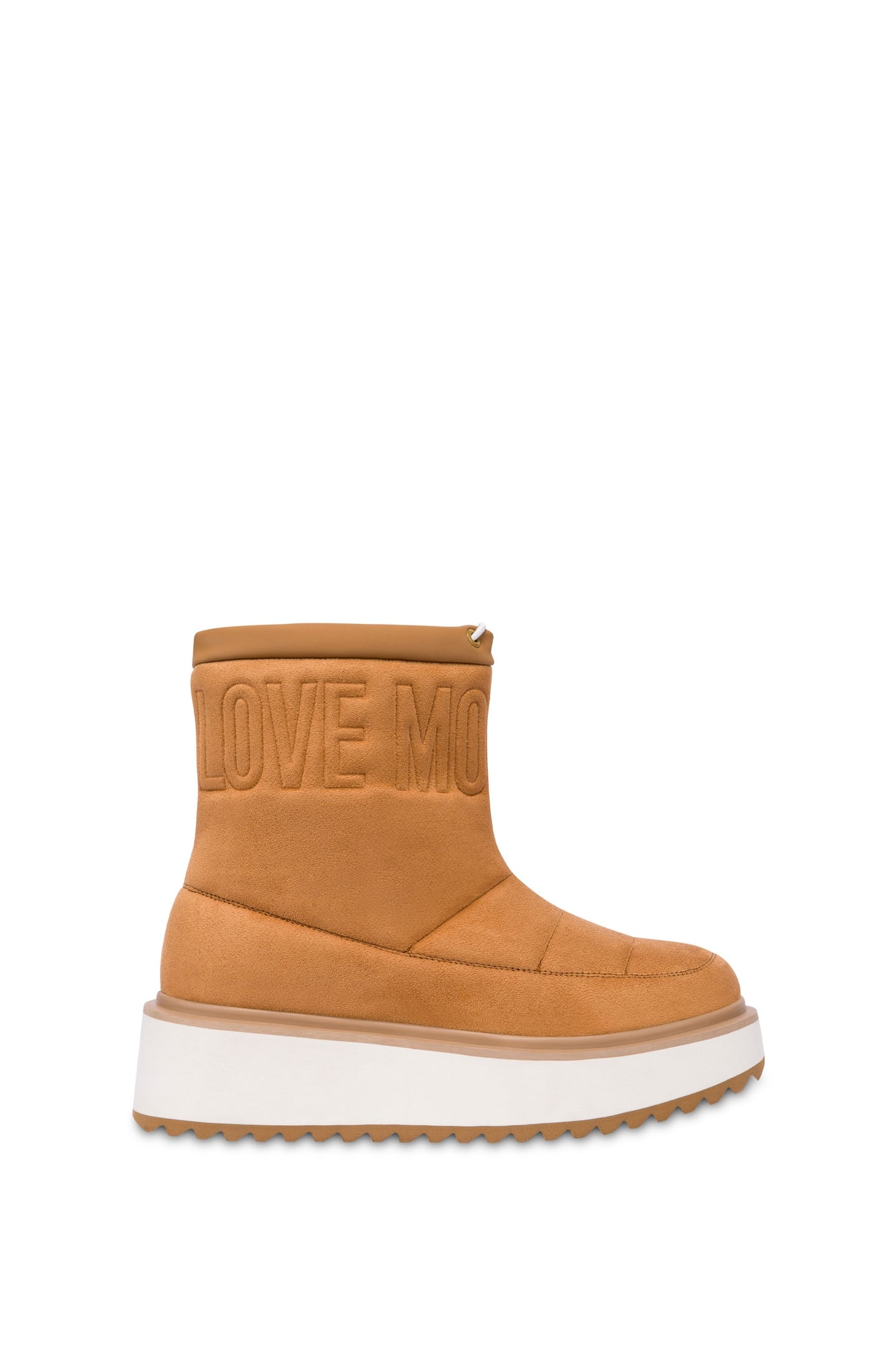 PLATFORM POWER VELOUR SNOW BOOTS BROWN 1