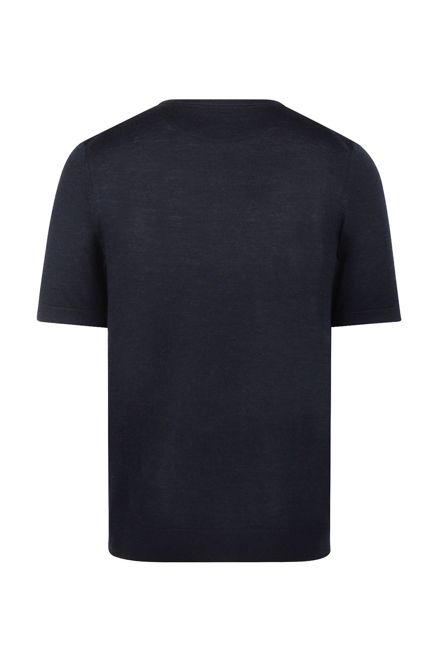 EXTRA FINE MERINO T-SHIRT NAVY 4