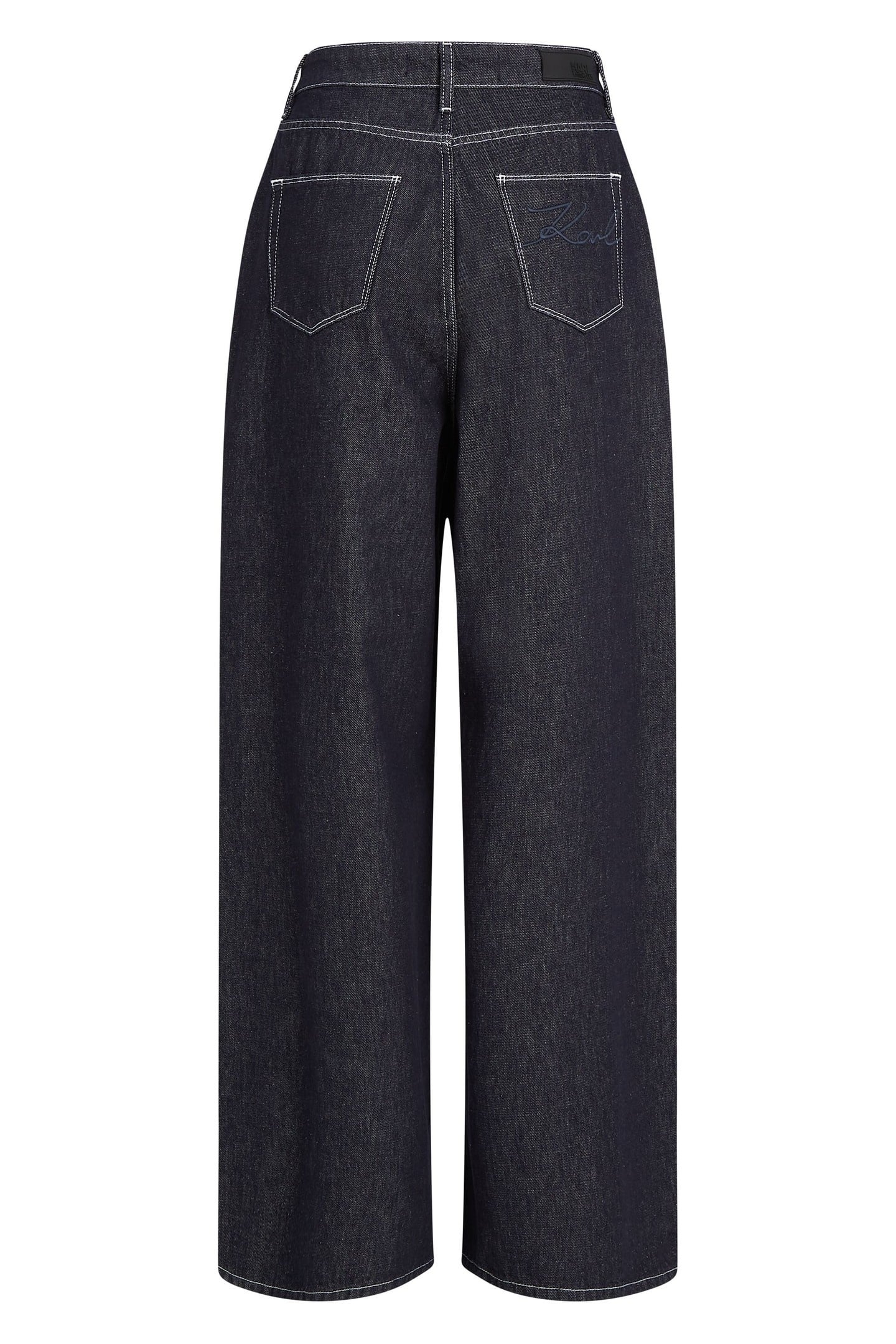BUTTON DENIM PANTS DARK BLUE 4