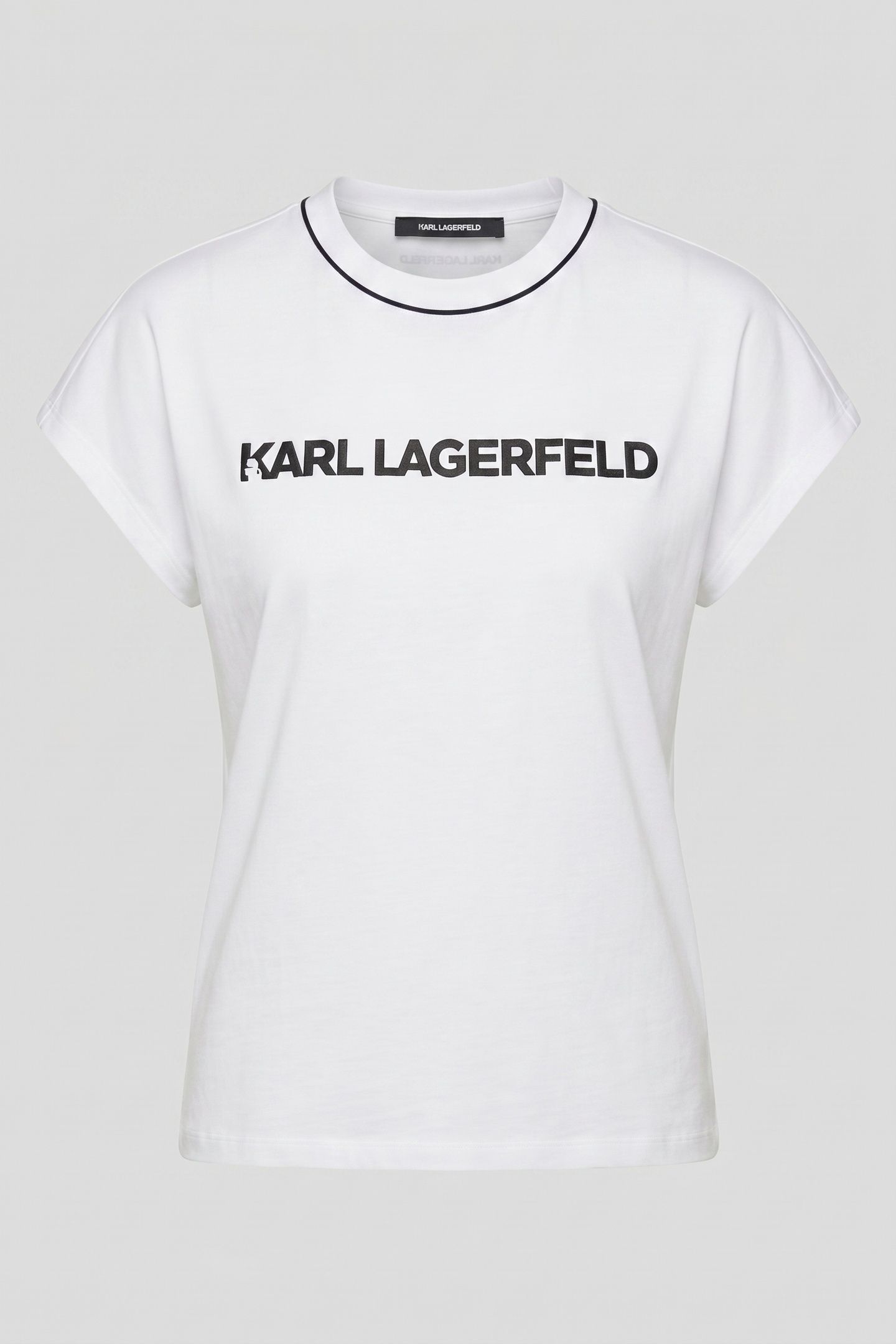 LOGO PIPING T-SHIRT WHITE 3