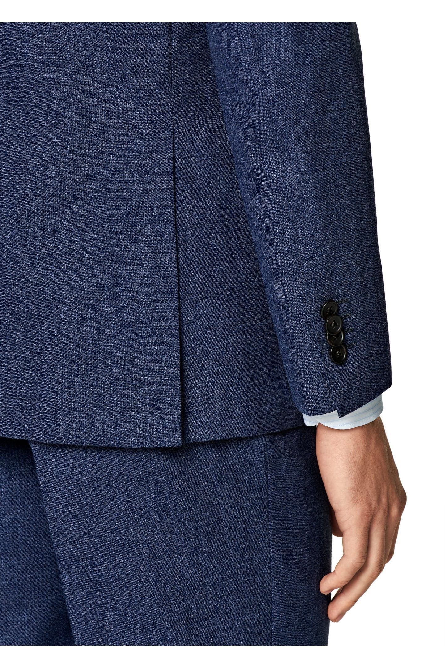 HAVANA-MID BLUE-WOOL SILK LINEN NESTED SUITS MID BLUE 10