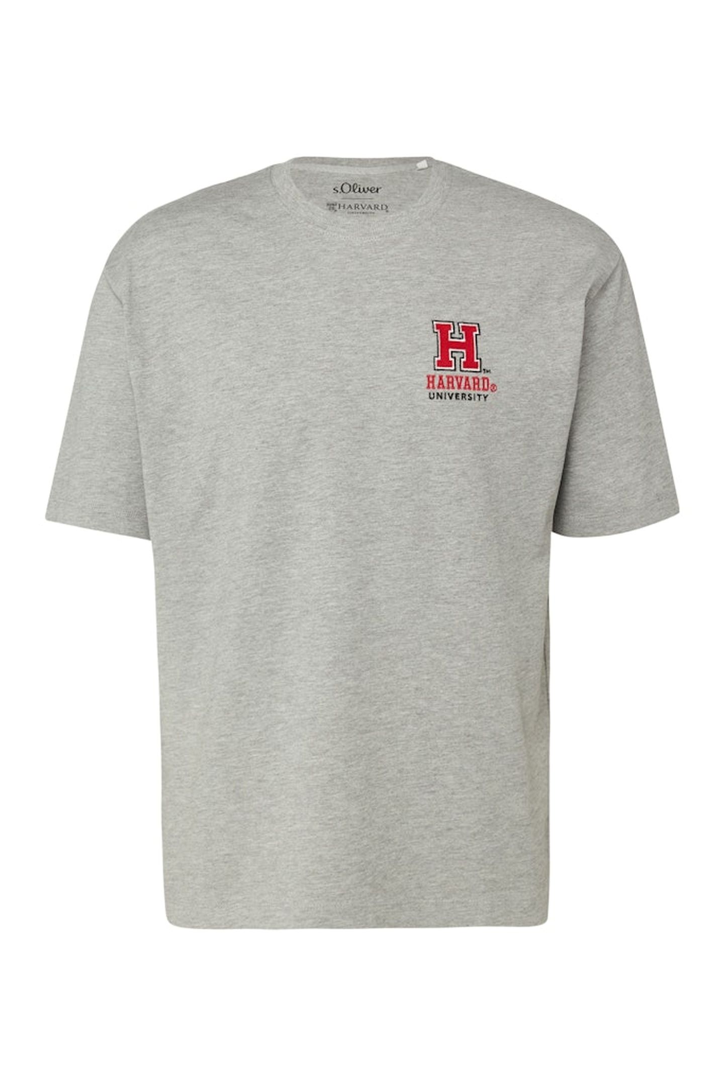 S.OLIVER T-SHIRTS GREY/BLACK 7