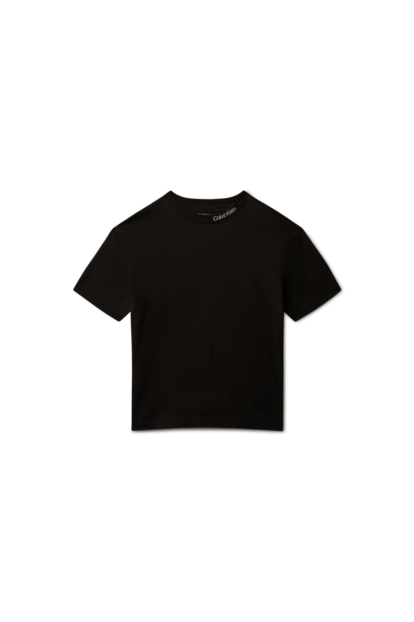 UNISEX LOGO EMBROIDERY SS T-SHIRT BLACK 4